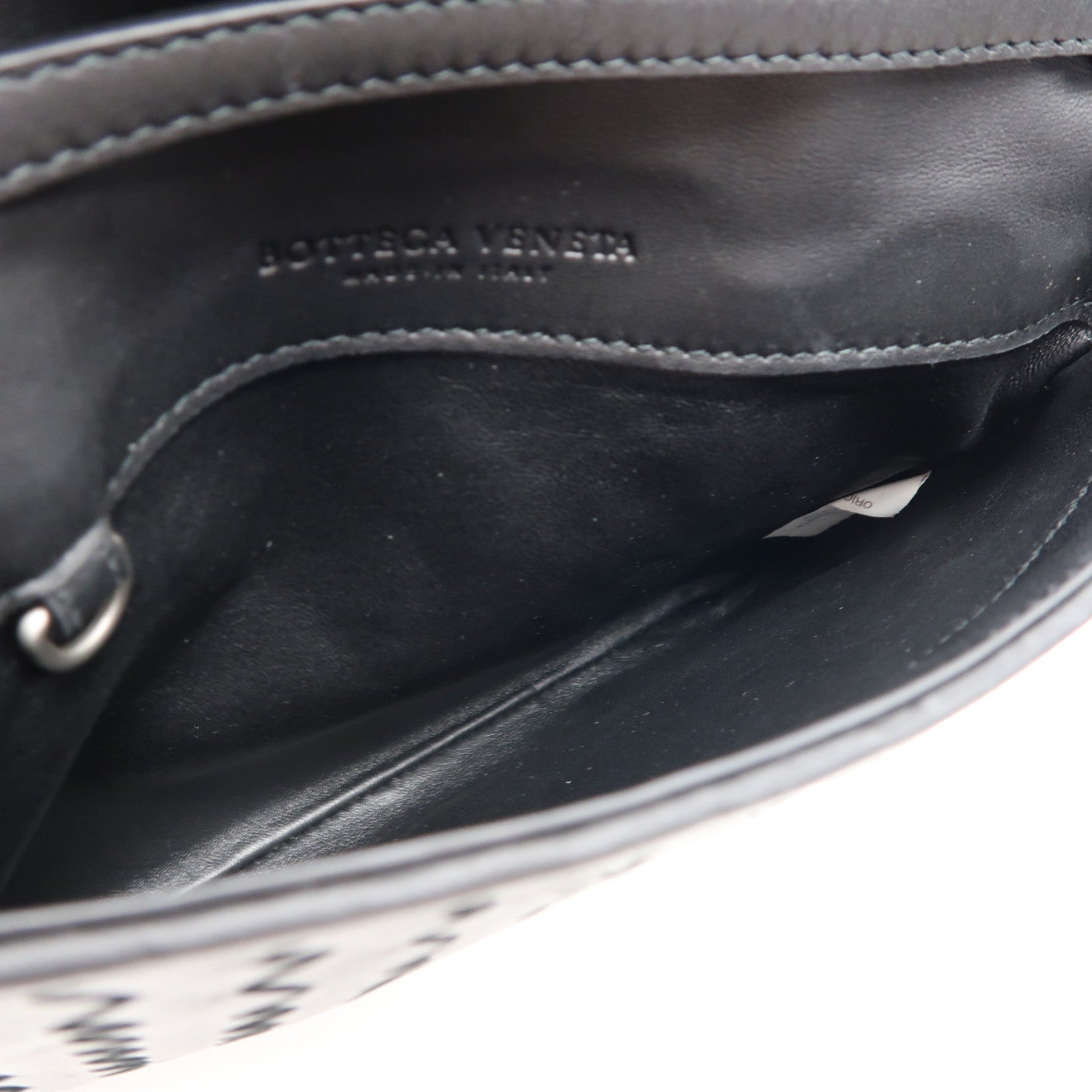 BOTTEGA VENETA 【激減優惠】織紋皮革Shoulder Bag肩背袋黑色
