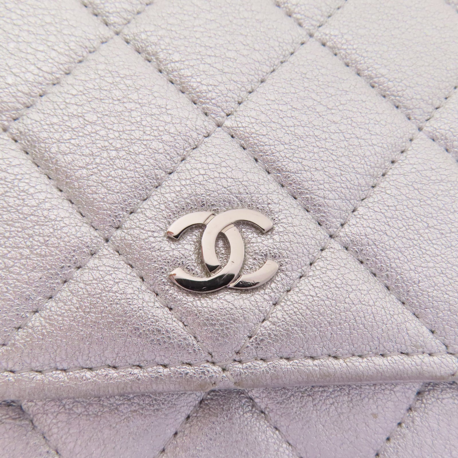 CHANEL 羊皮皮革WOC Wallet On Chain鏈帶肩背袋
