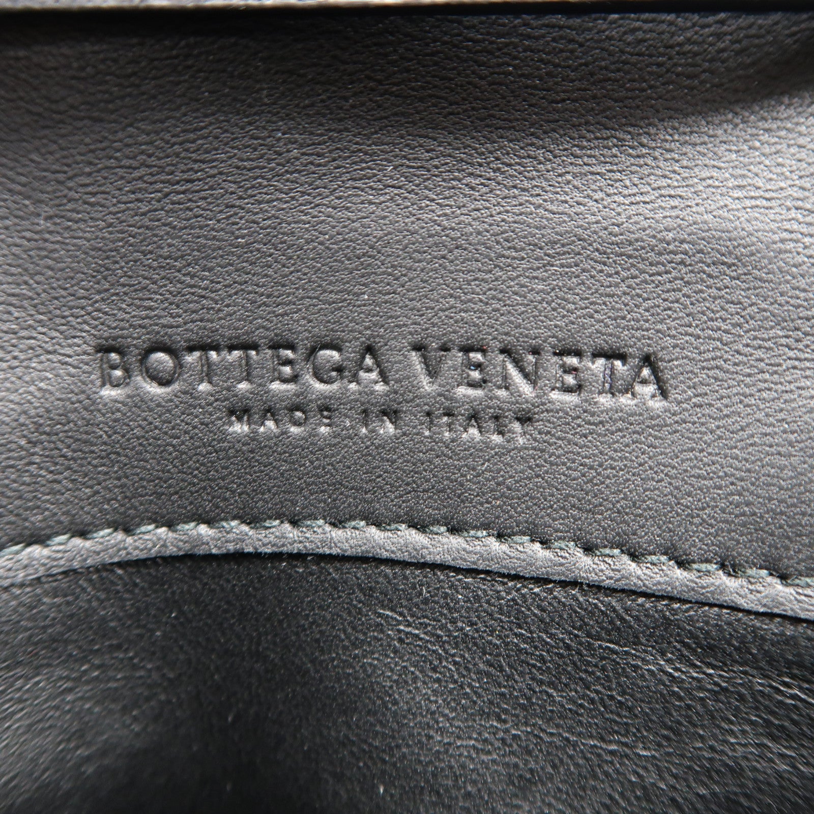 BOTTEGA VENETA 【激減優惠】織紋皮革Shoulder Bag肩背袋黑色