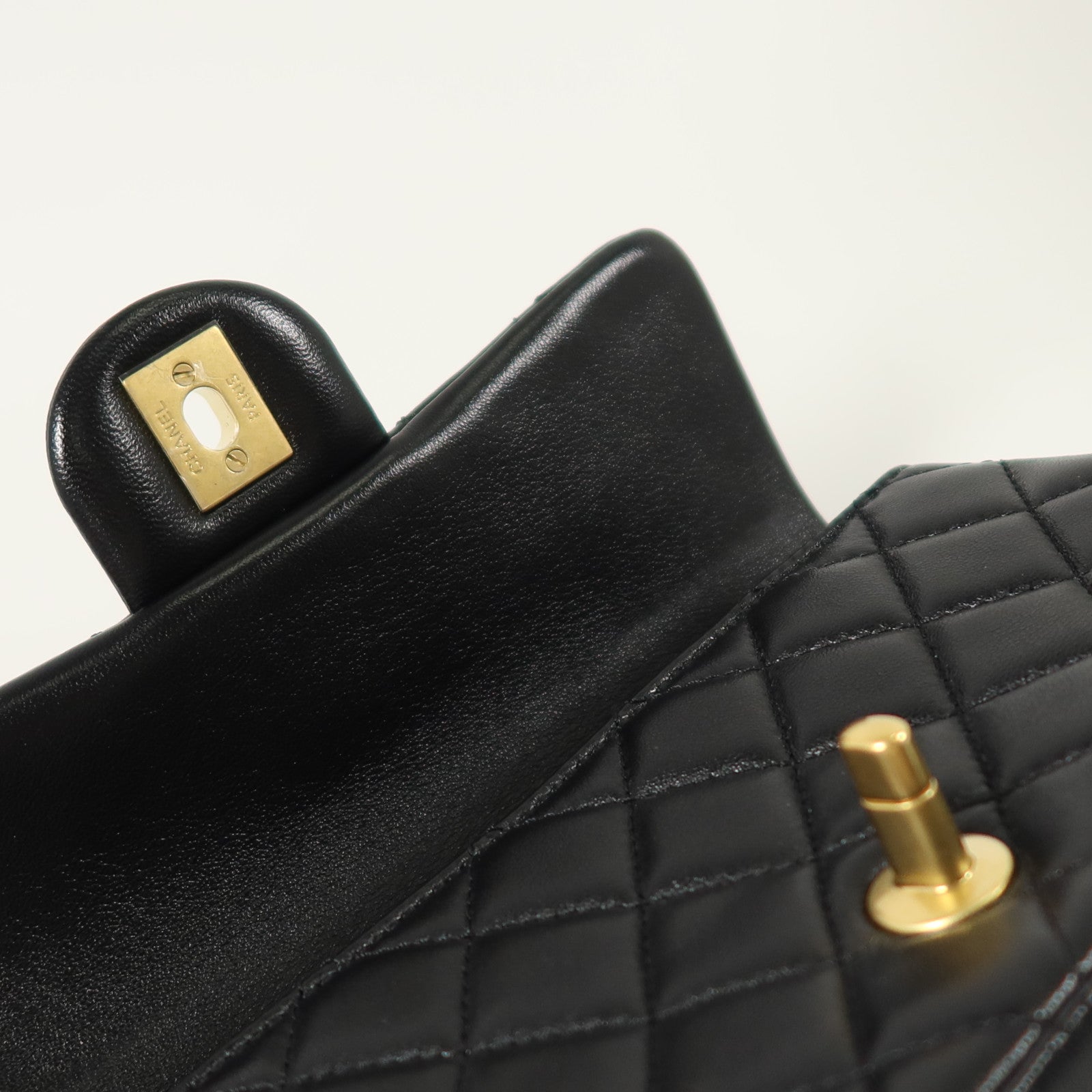 CHANEL 羊皮皮革Classic 20 Goldball金扣鏈帶肩背袋