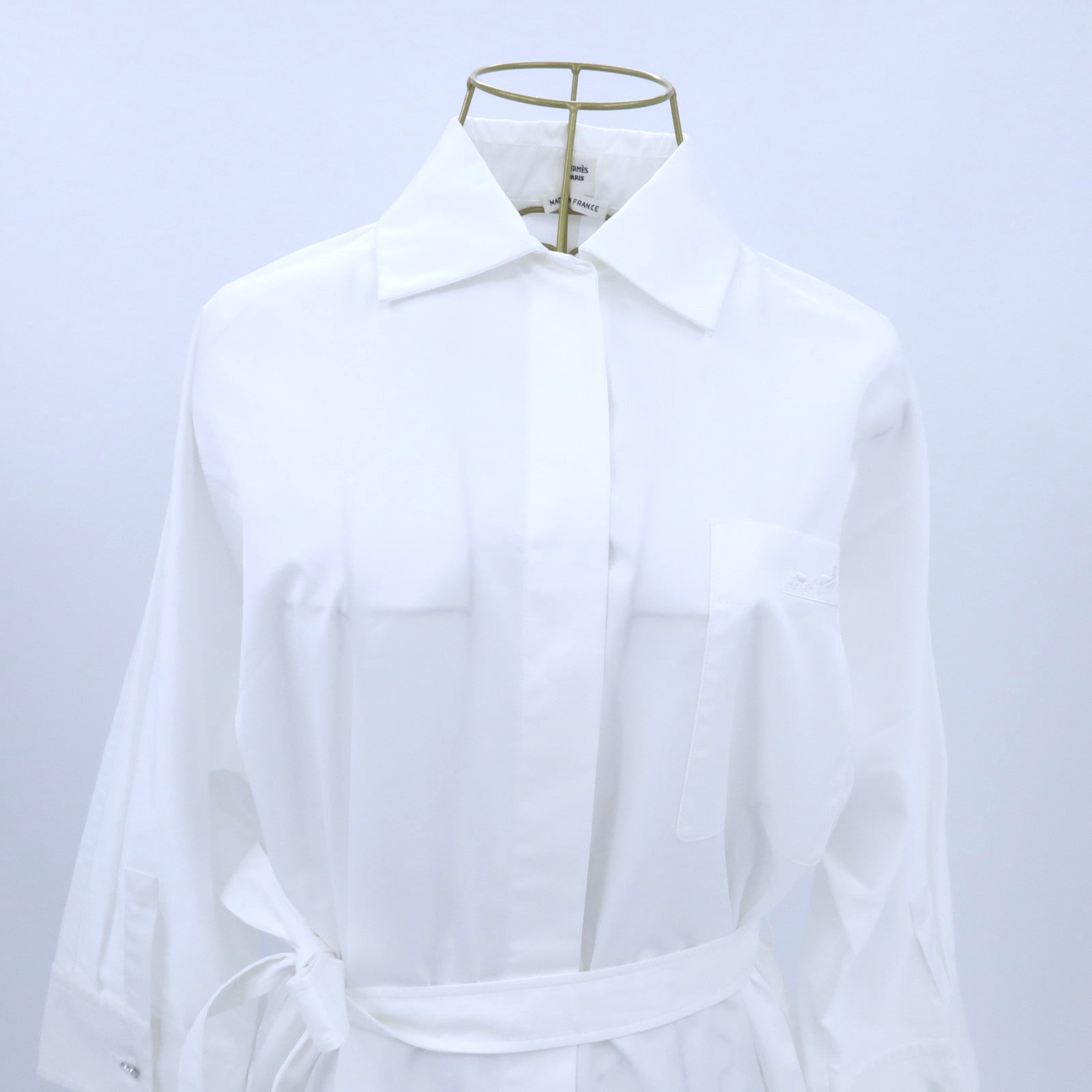 HERMES Cotton Belted Shirt Dress連身裙