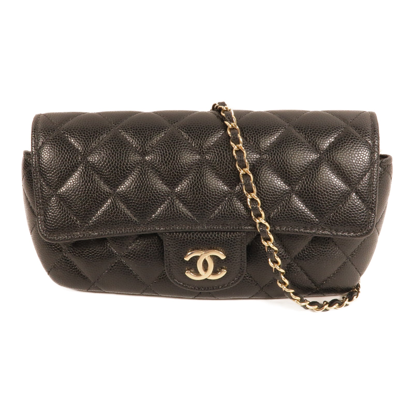 CHANEL 牛皮皮革Glasses Case With Chain肩背袋