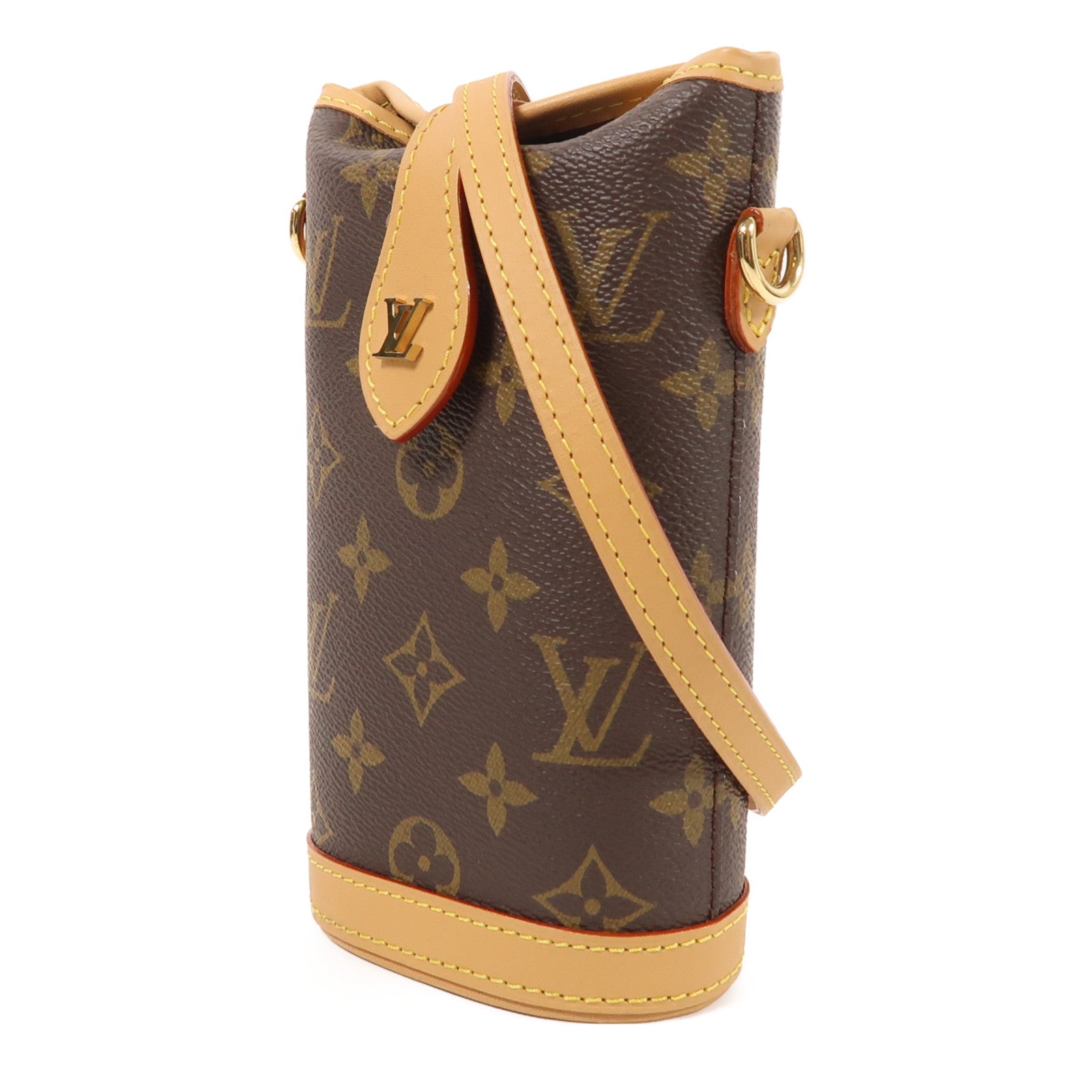 LOUIS VUITTON Monogram Fold Me Pouch金扣肩背袋