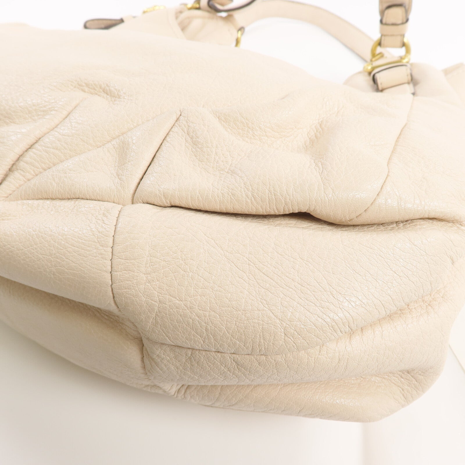 COACH 牛皮皮革Shoulder Bag金扣肩背袋
