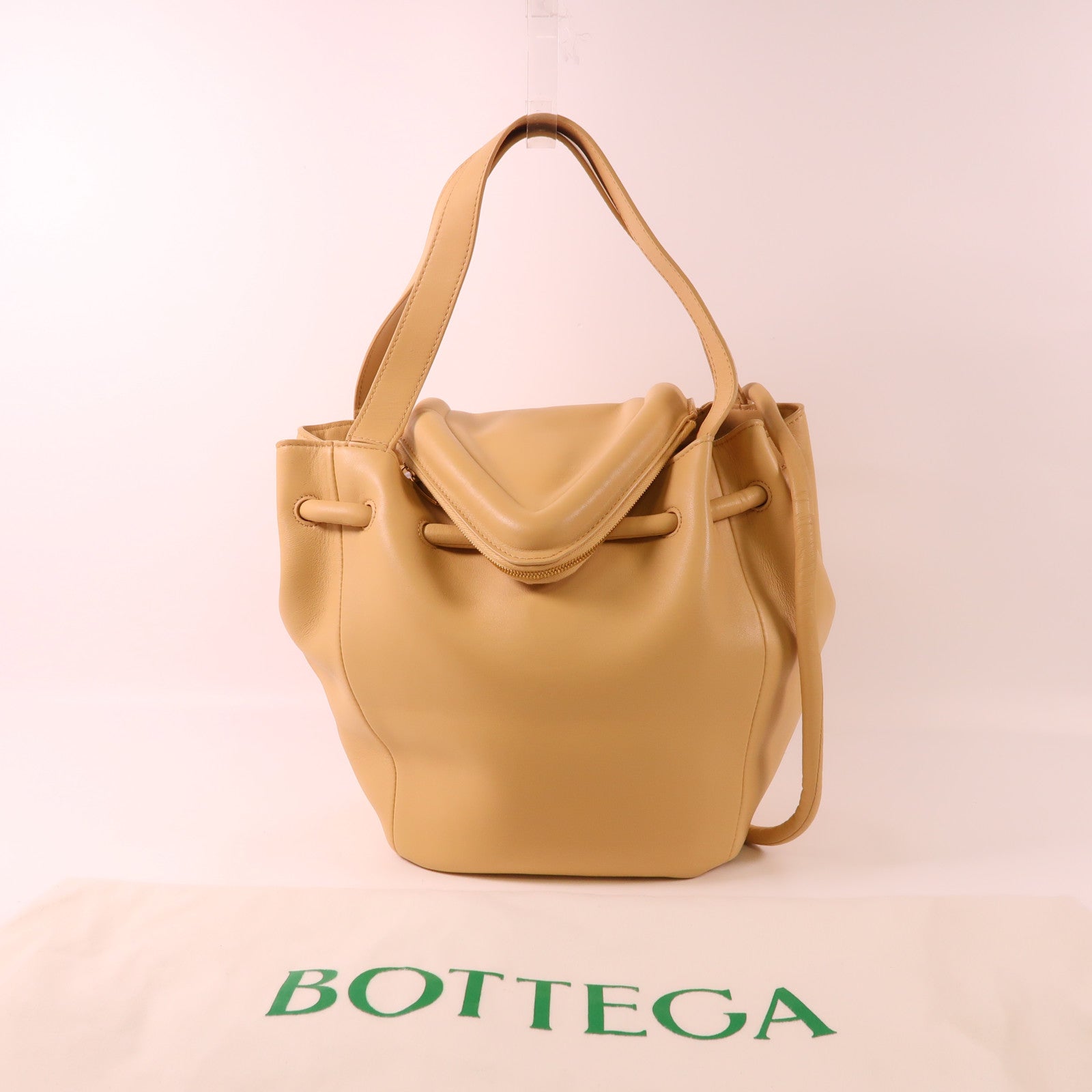 BOTTEGA VENETA 皮革2 Way Shoulder Bag金扣手挽肩背兩用袋