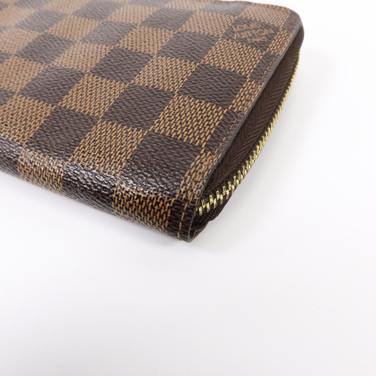 LOUIS VUITTON Damier Zippy Organizer金扣長錢包