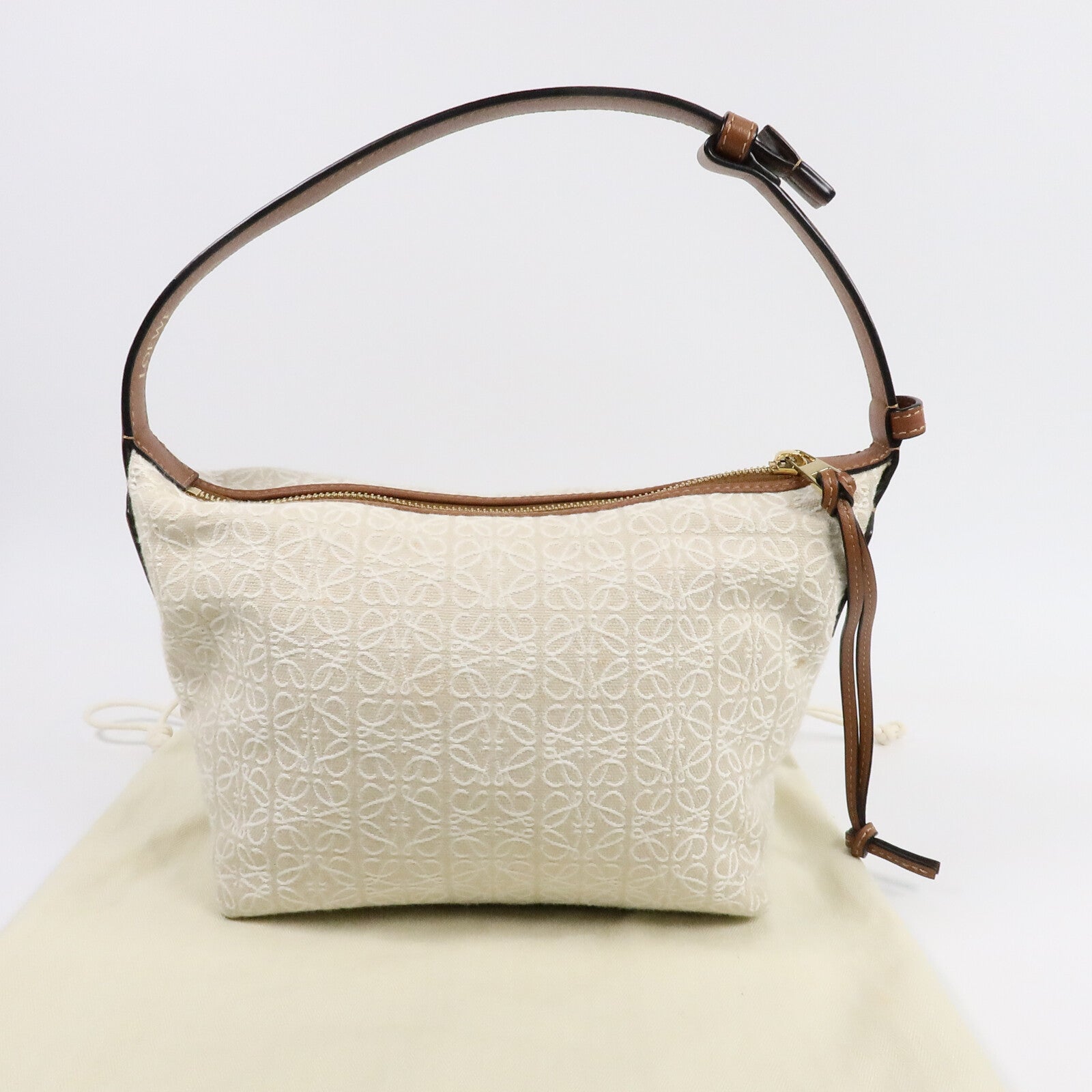 LOEWE 帆布Small Cubi肩背袋
