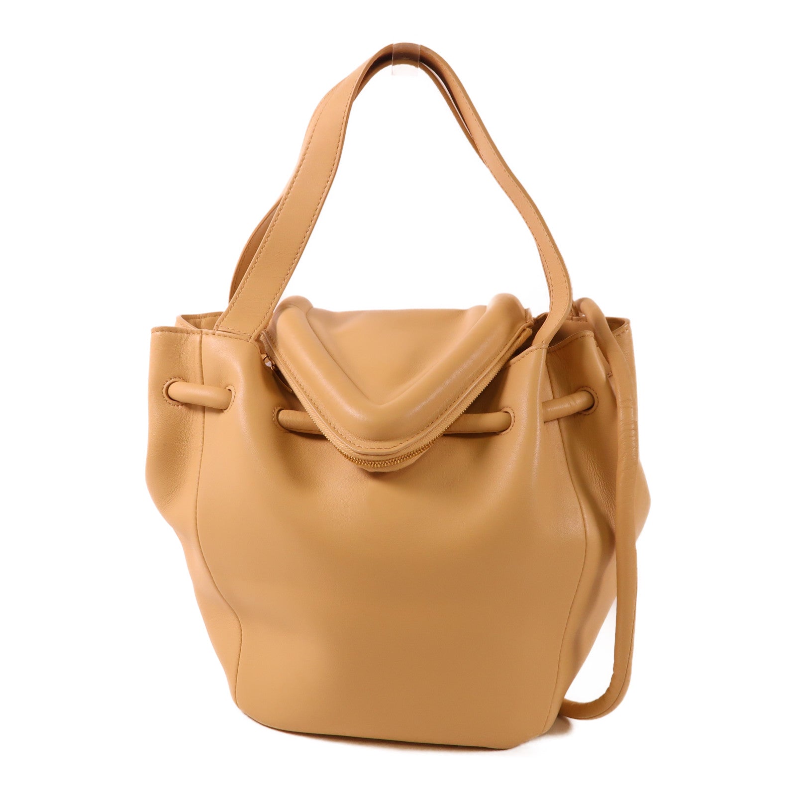 BOTTEGA VENETA 皮革2 Way Shoulder Bag金扣手挽肩背兩用袋