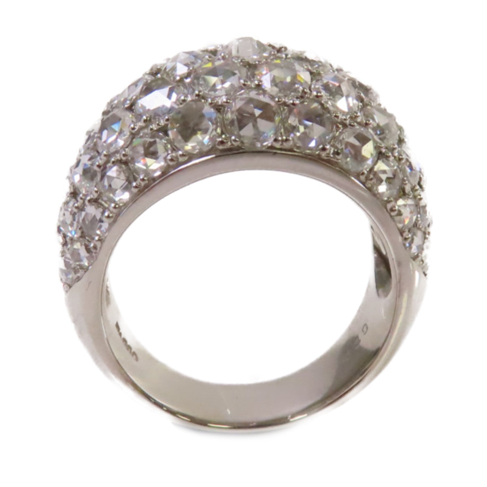 JEWELRY 【激減優惠】PT900鉑金/4.39ct鑽石Diamond Ring戒指US#7.5