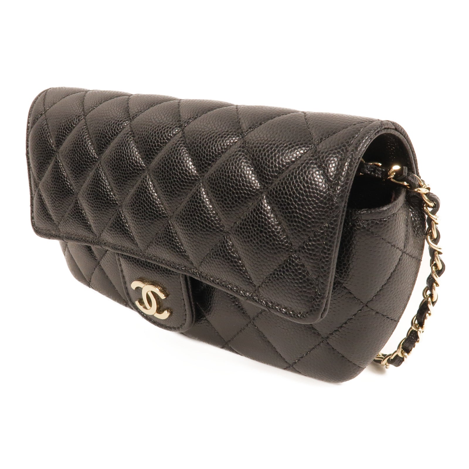 CHANEL 牛皮皮革Glasses Case With Chain肩背袋