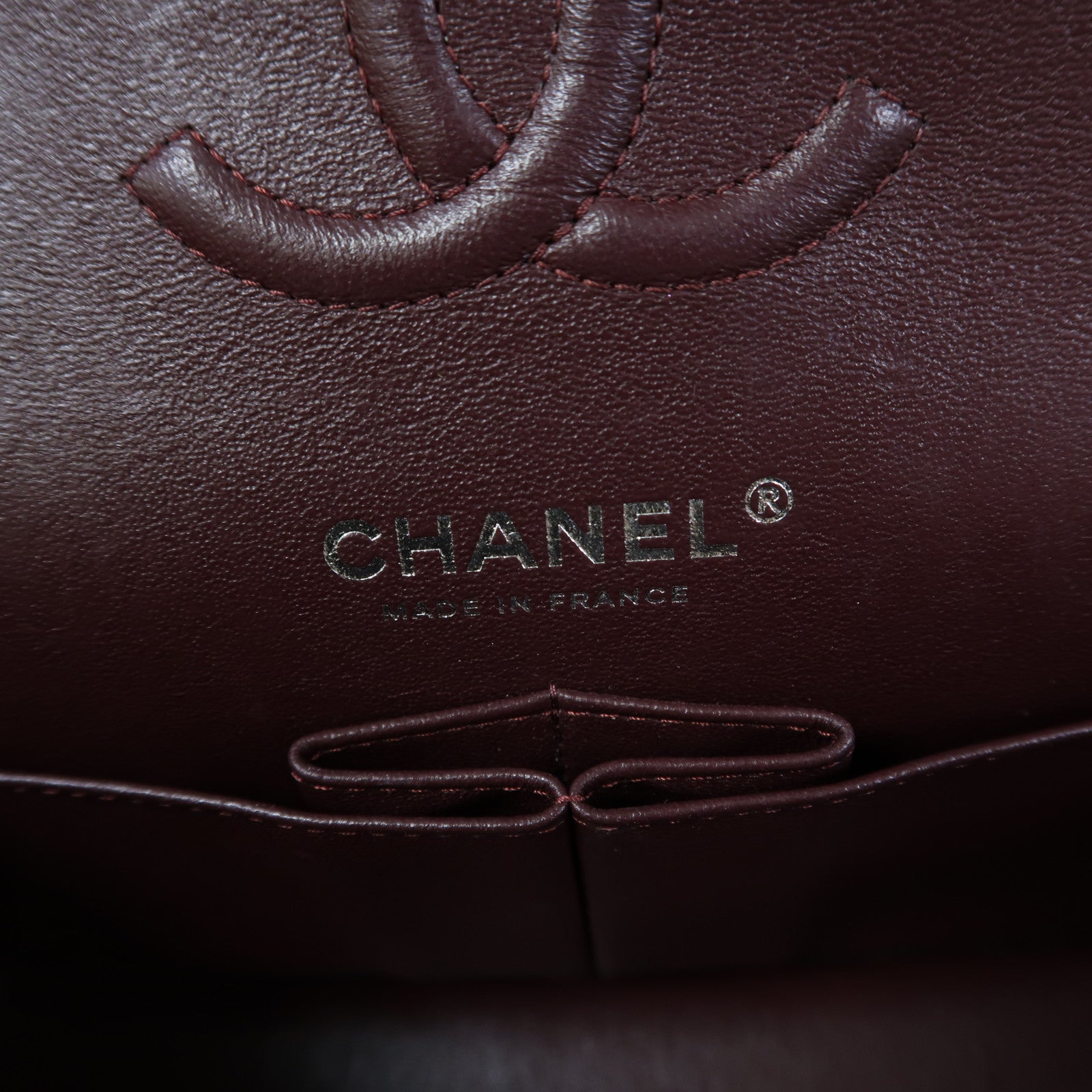 CHANEL Caviar皮革Classic 23銀扣鏈帶肩背袋黑色