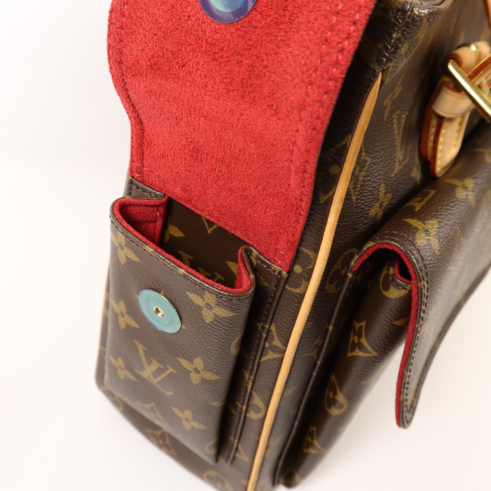 LOUIS VUITTON Monogram Multipli Cite金扣肩背袋