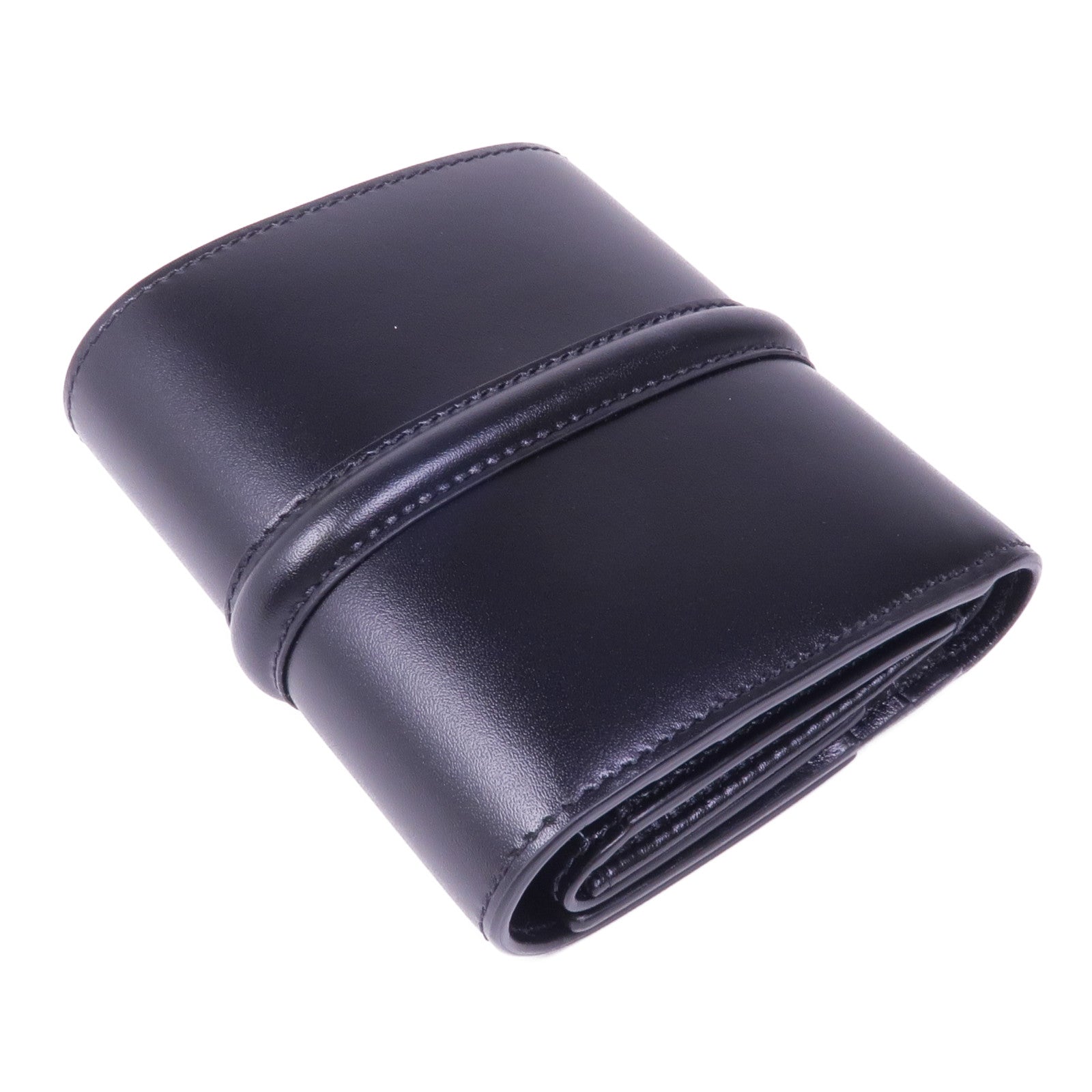 CELINE 牛皮皮革Trifold Wallet金扣錢包