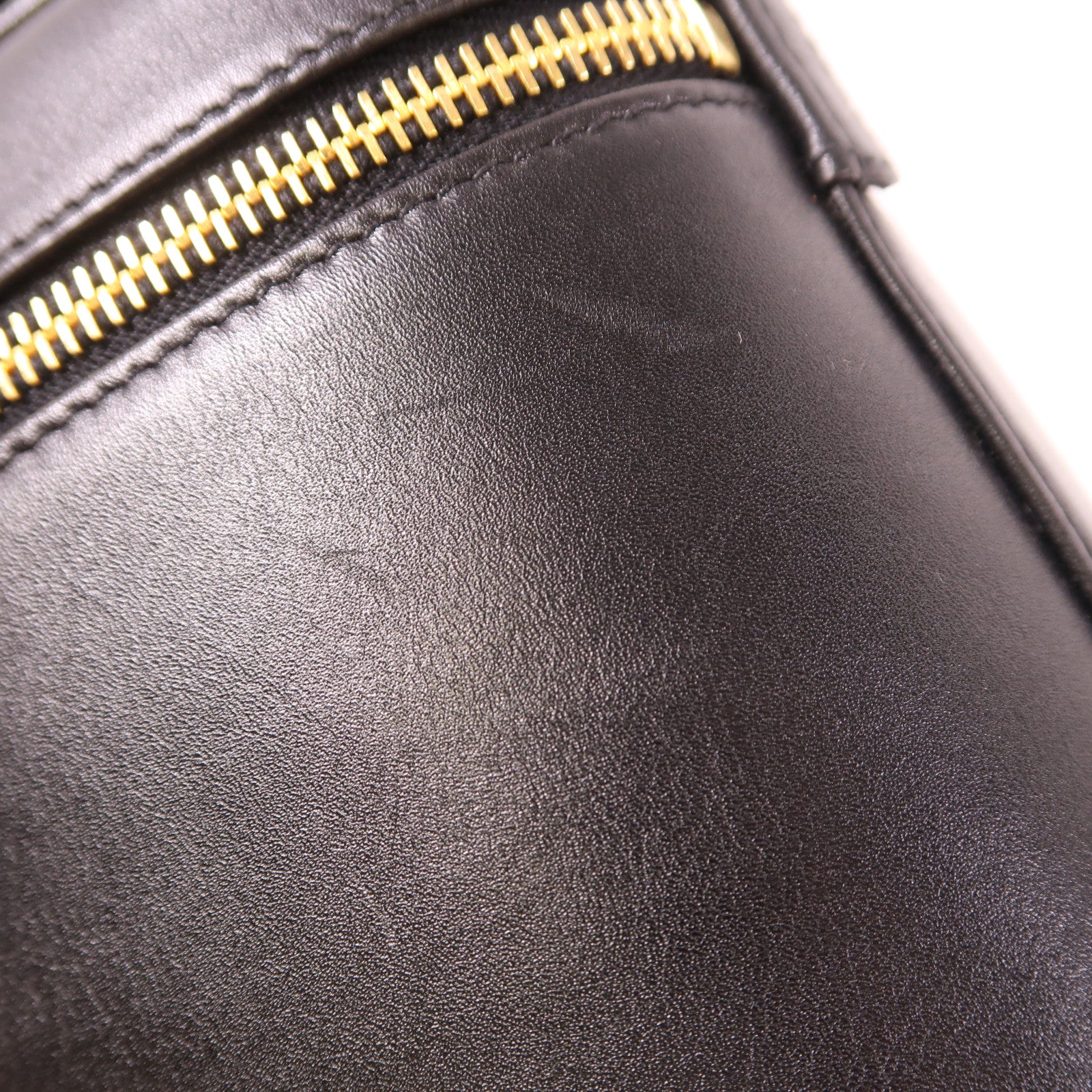 CHANEL 牛皮皮革Accessory Pouch金扣手挽袋