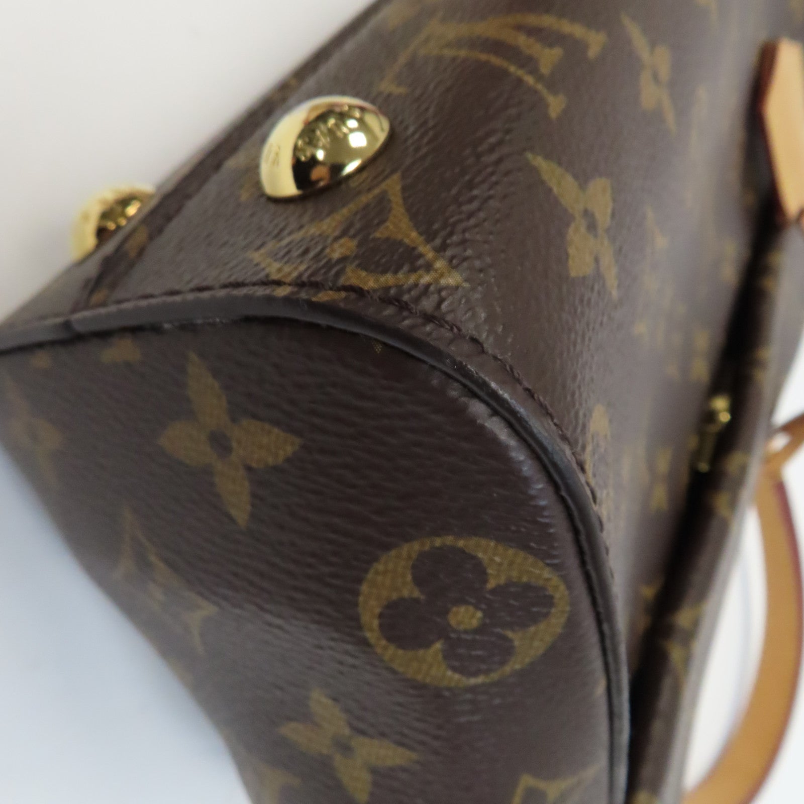LOUIS VUITTON Monogram Cluny BB金扣手挽肩背兩用袋啡色