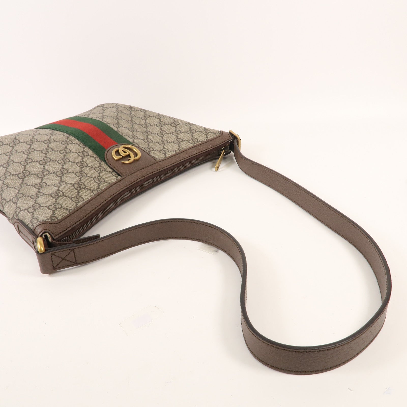 GUCCI 塗層帆布Ophidia Medium金扣肩背袋