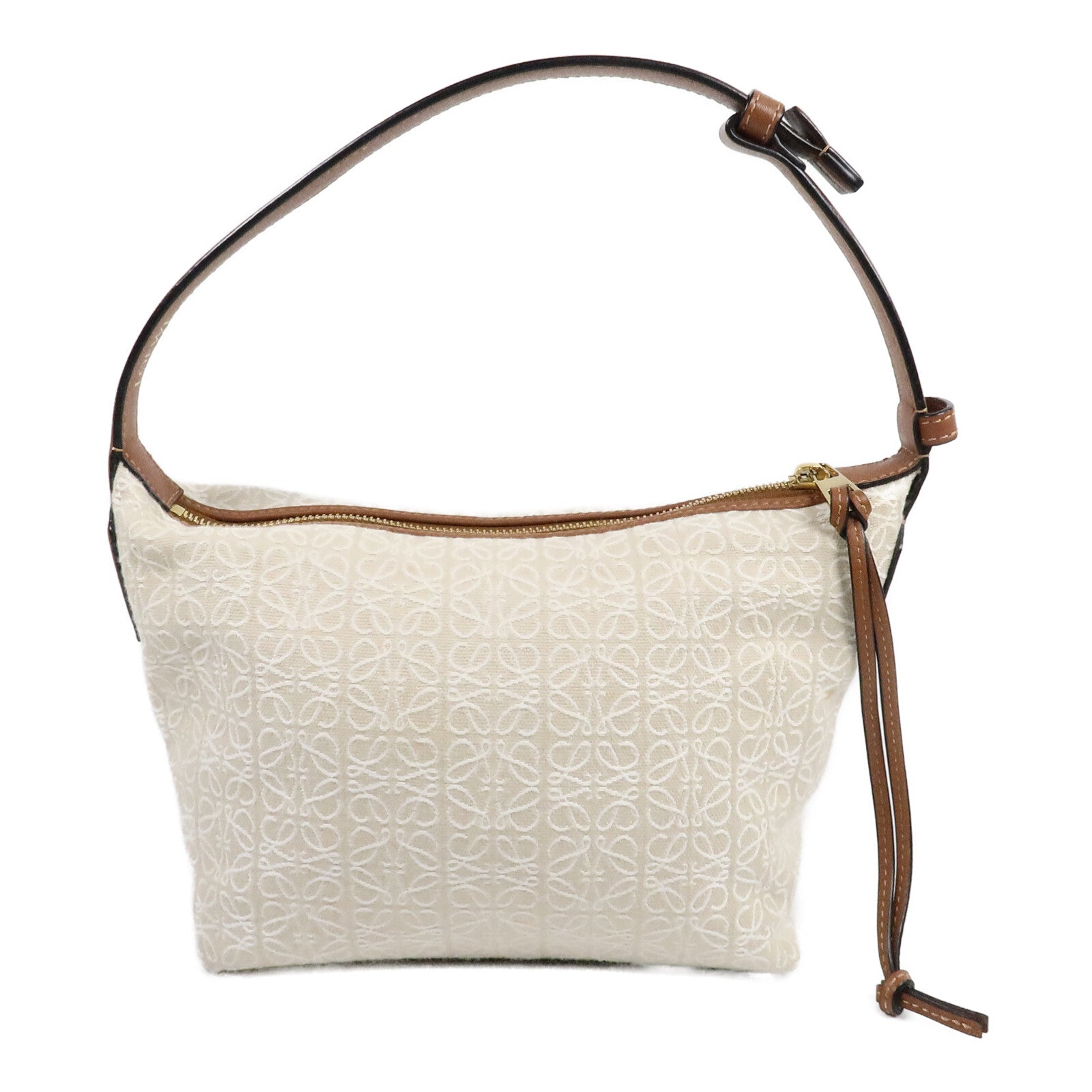 LOEWE 帆布Small Cubi肩背袋