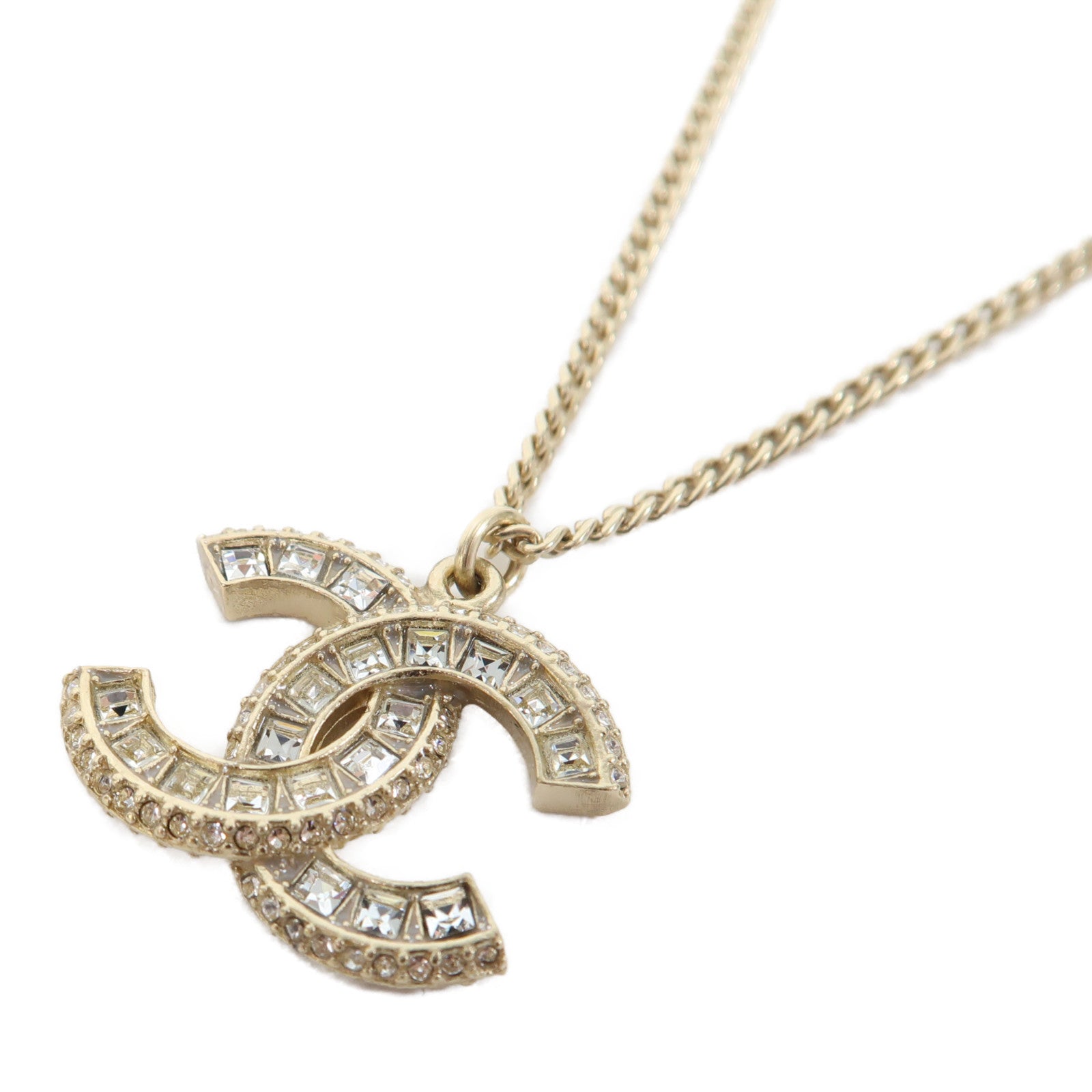 CHANEL 金屬Necklace項鍊金色