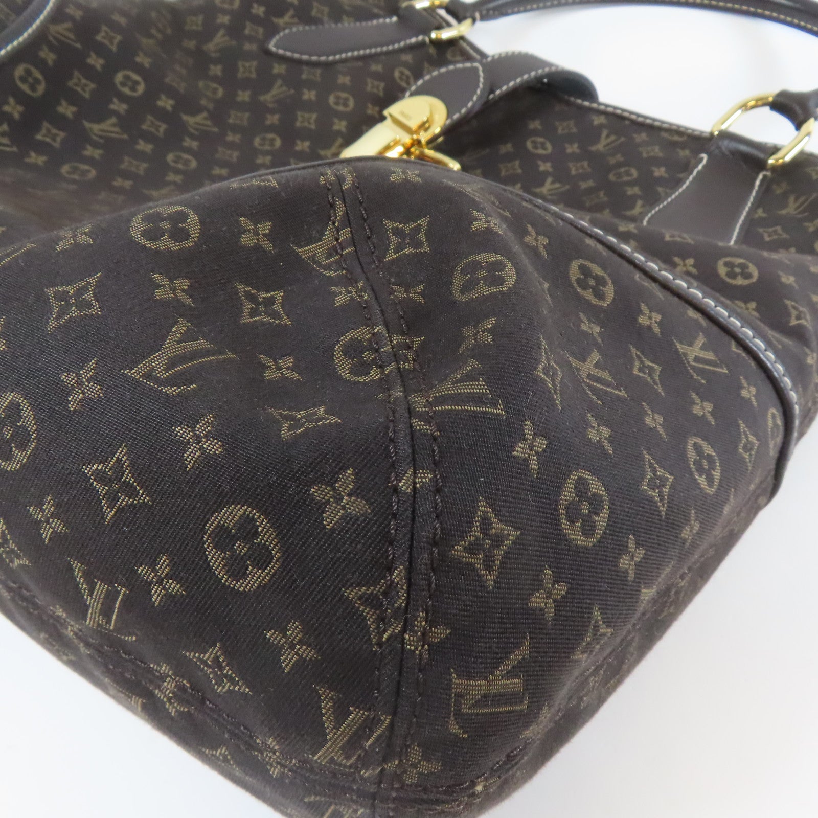 LOUIS VUITTON Monogram Idylle Elegic金扣手挽肩背兩用袋啡色