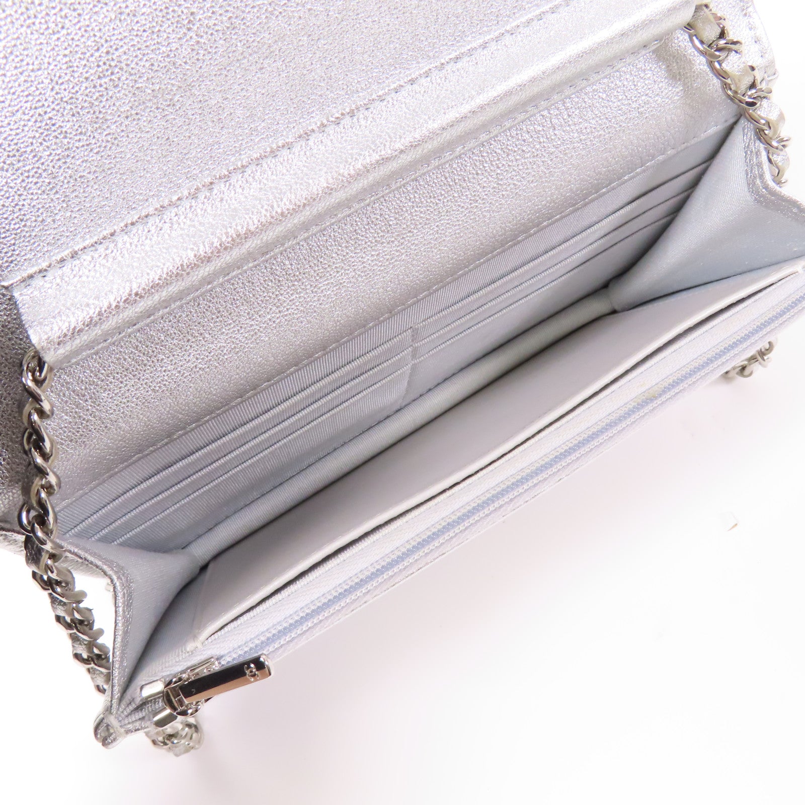 CHANEL 羊皮皮革WOC Wallet On Chain鏈帶肩背袋