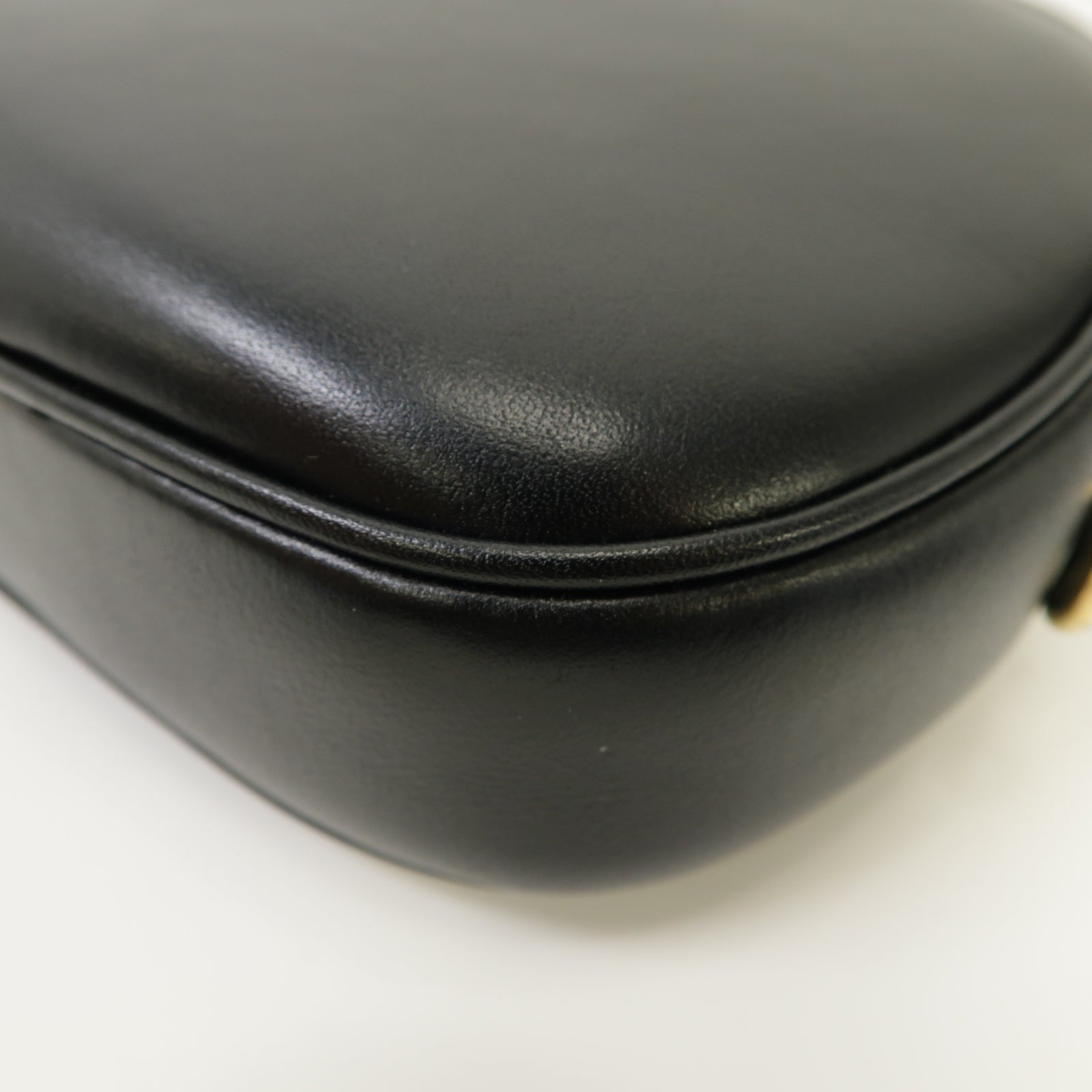 CELINE 【激減優惠】牛皮皮革Shoulder Bag金扣肩背袋黑色