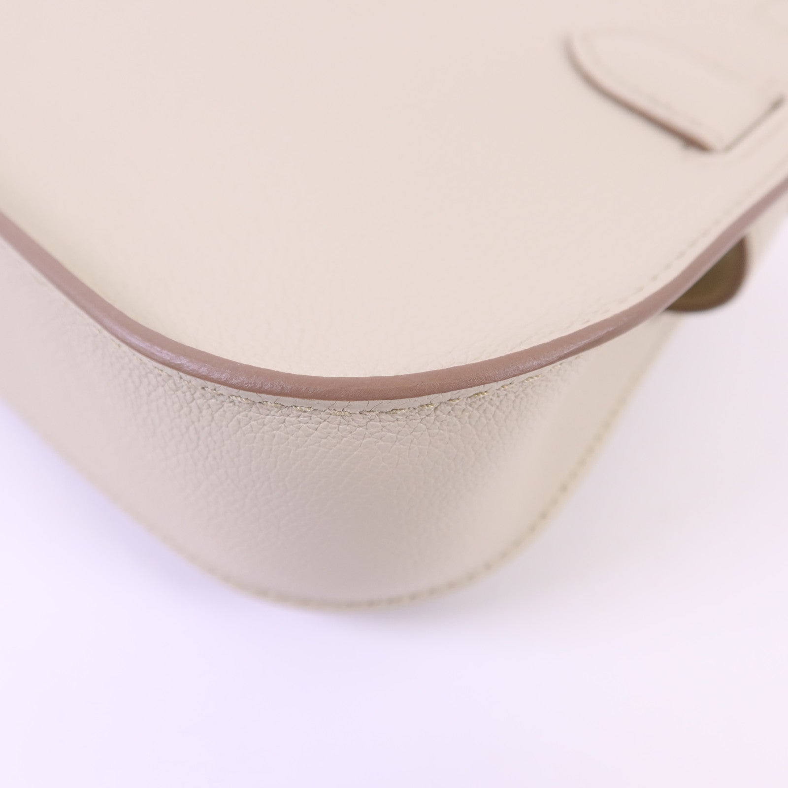 HERMES Evercolor皮革Mini Jypsiere金扣肩背袋Beton