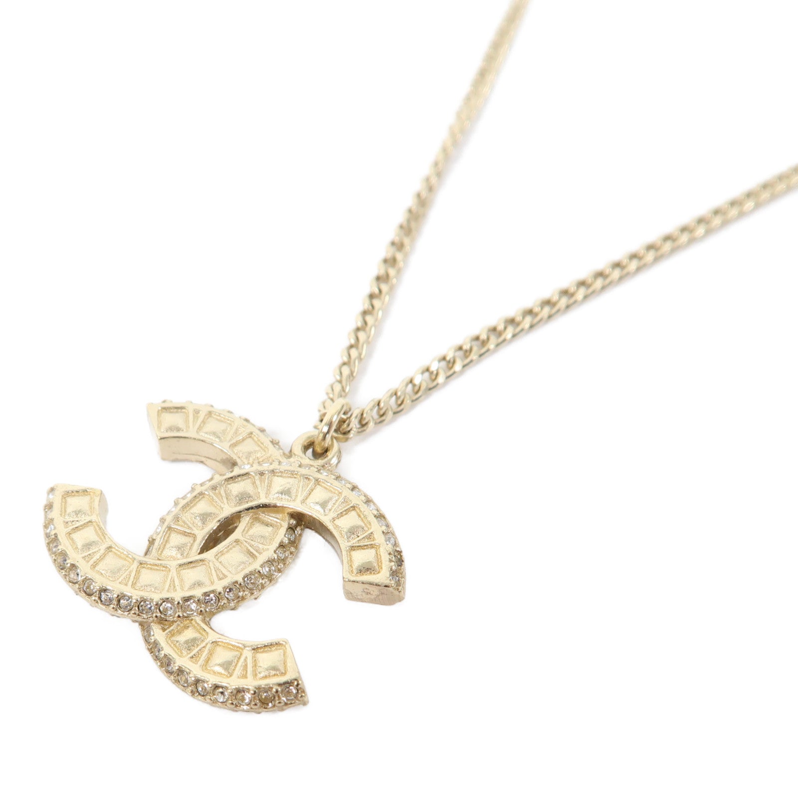 CHANEL 金屬Necklace項鍊金色
