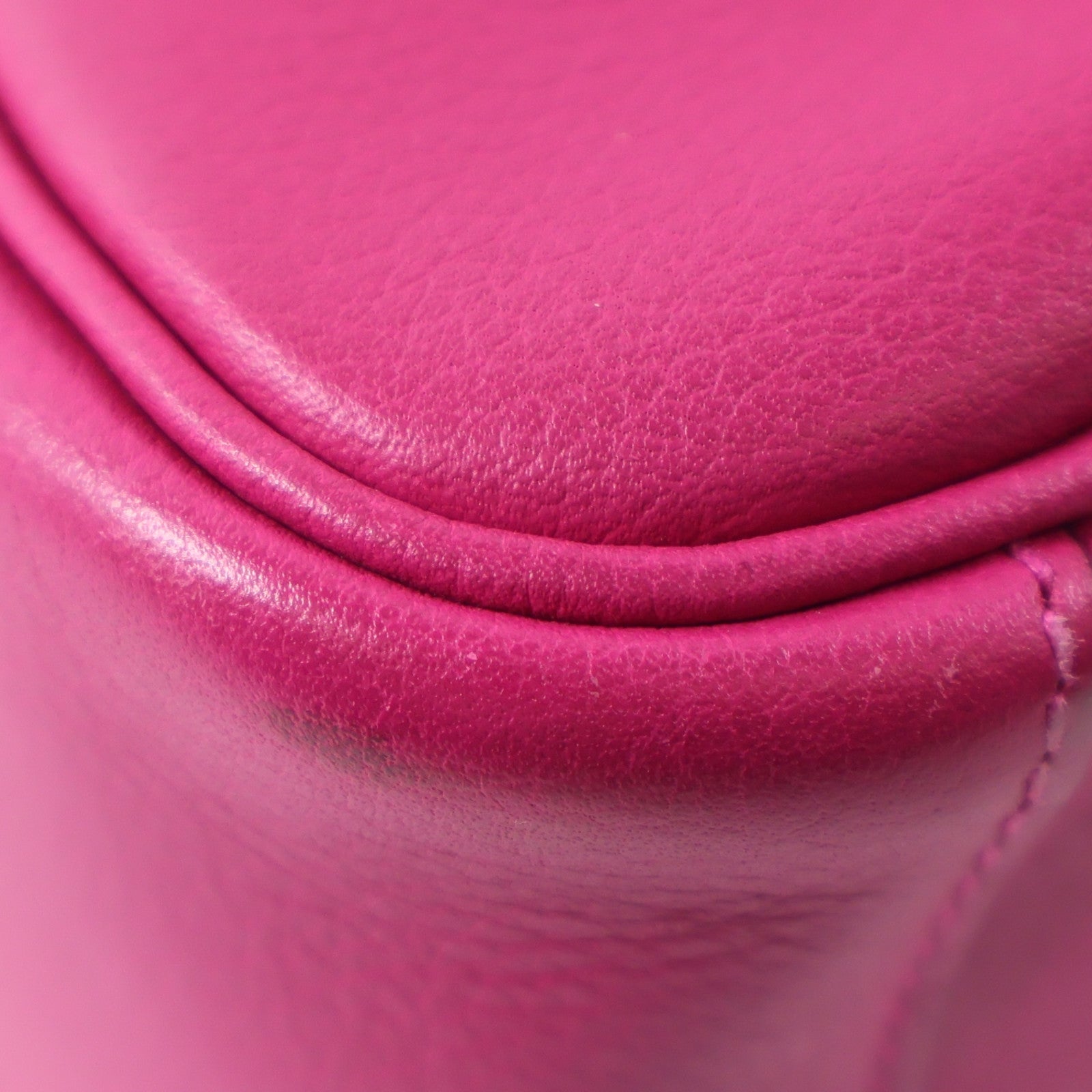 HERMES Evercolor皮革Lindy 26銀扣手挽肩背兩用袋Rose Pourpre桃紅色