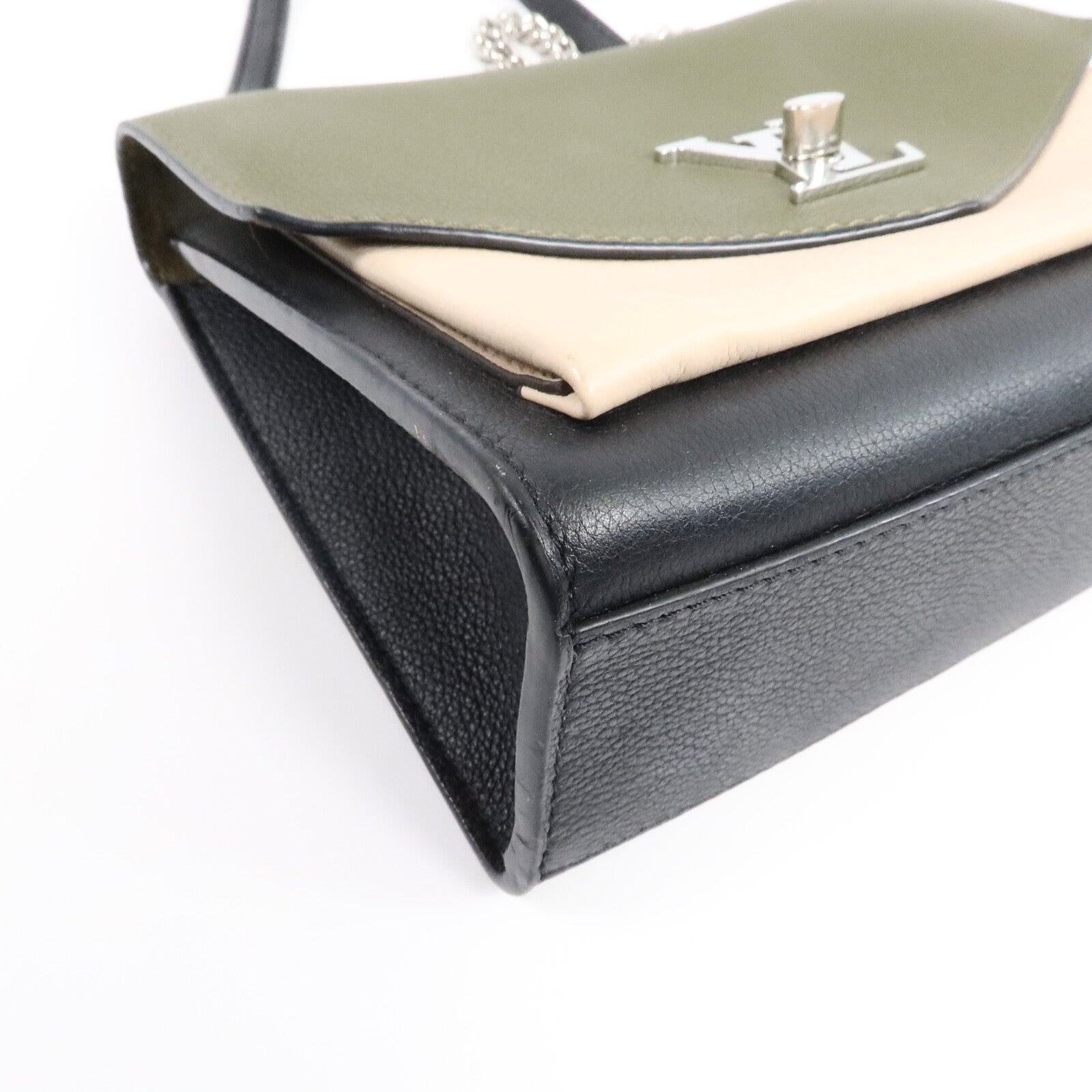 LOUIS VUITTON 牛皮皮革My Lock Me鏈帶肩背袋