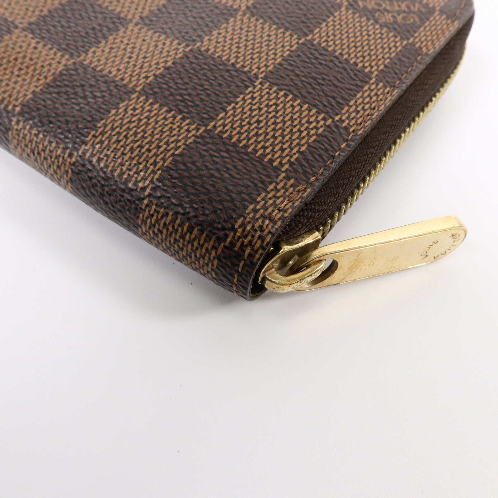 LOUIS VUITTON Damier Zippy Organizer金扣長錢包
