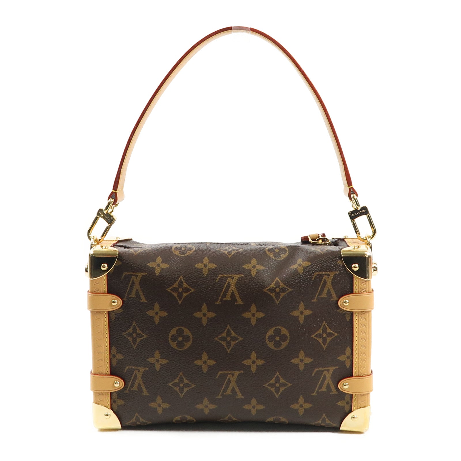 LOUIS VUITTON LV GHW Side Trunk Crossbody Shoulder Bag M46358 Monogram Brown