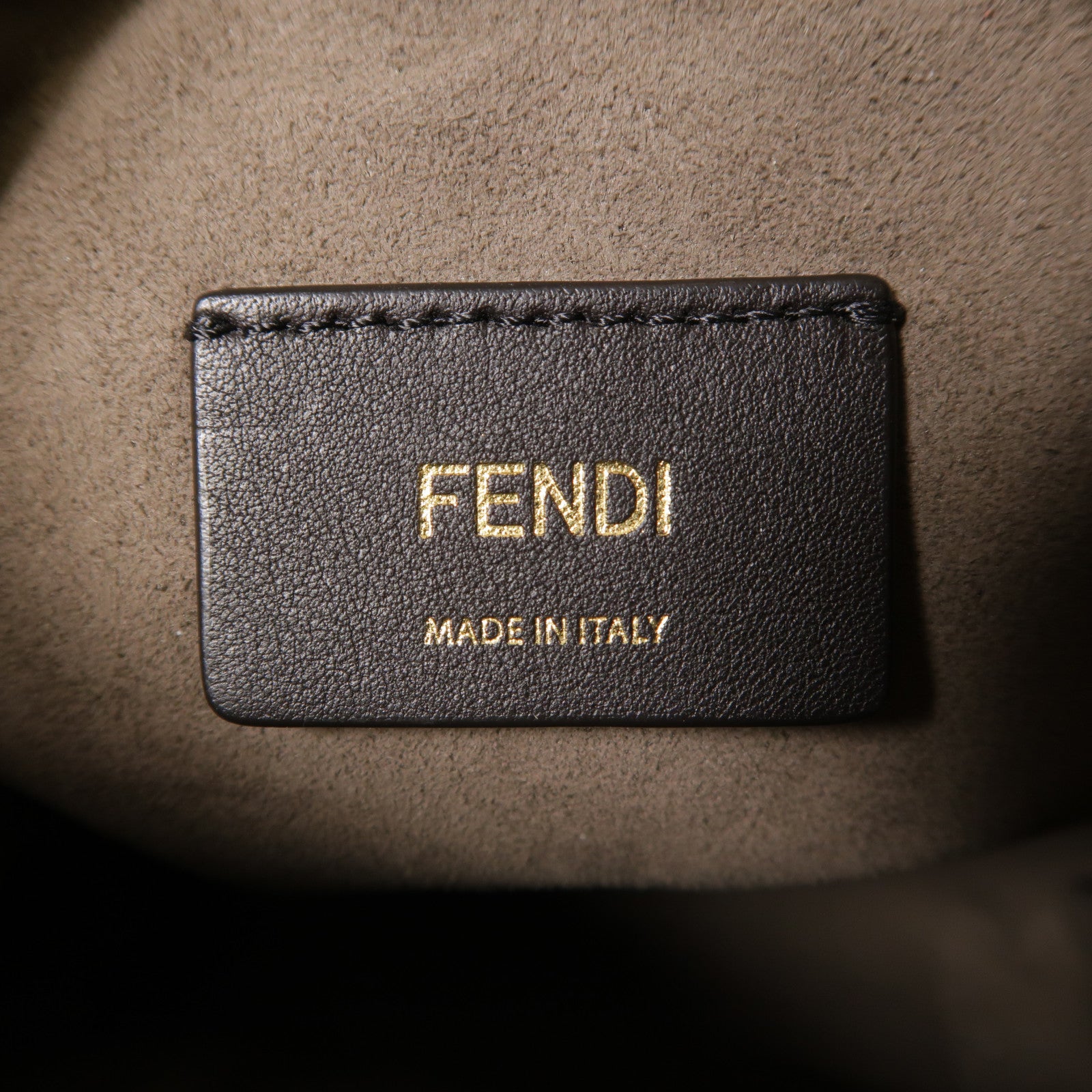 FENDI GHW Mon Tresor 2way Shoulder Bag Calfskin Leather White