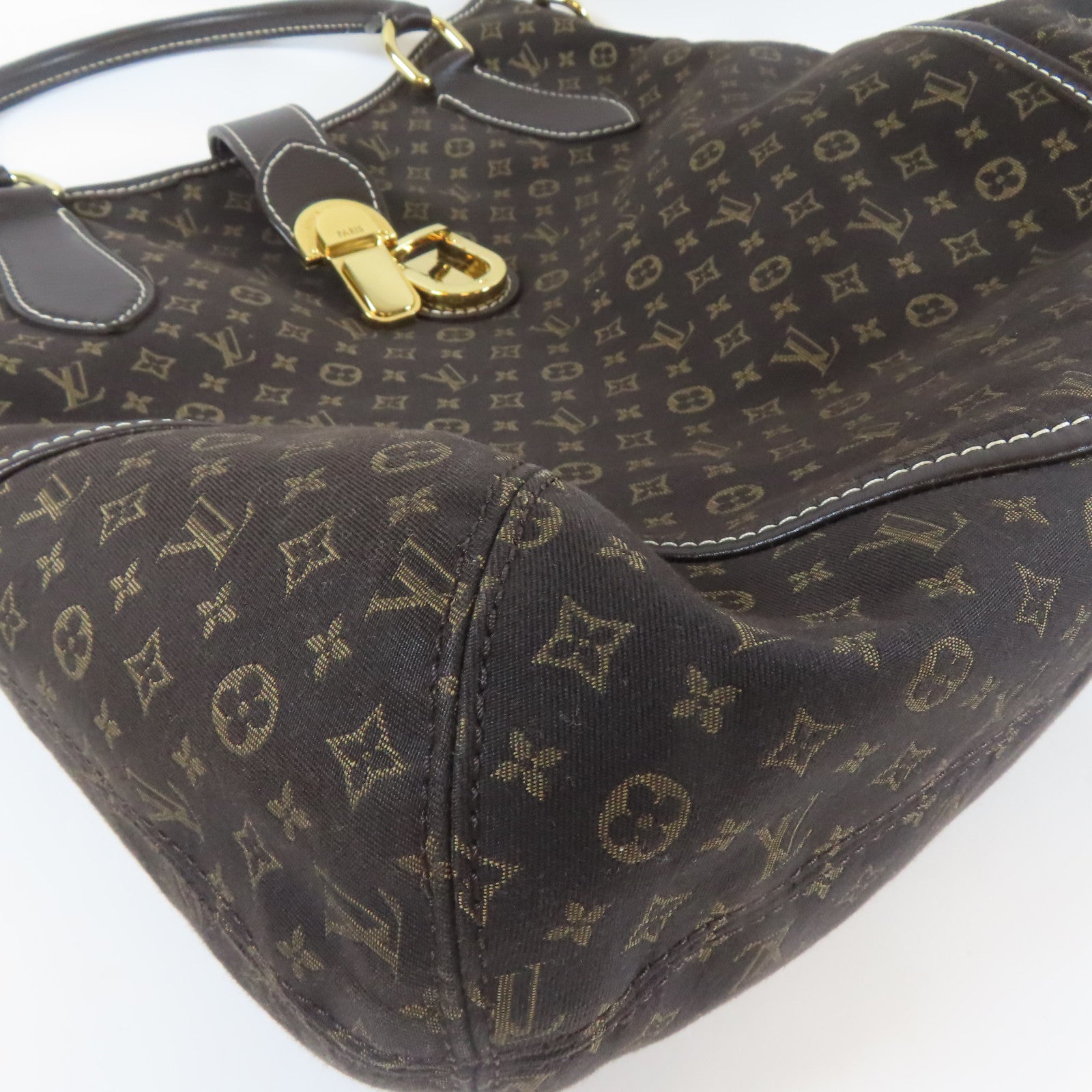 LOUIS VUITTON Monogram Idylle Elegic金扣手挽肩背兩用袋啡色