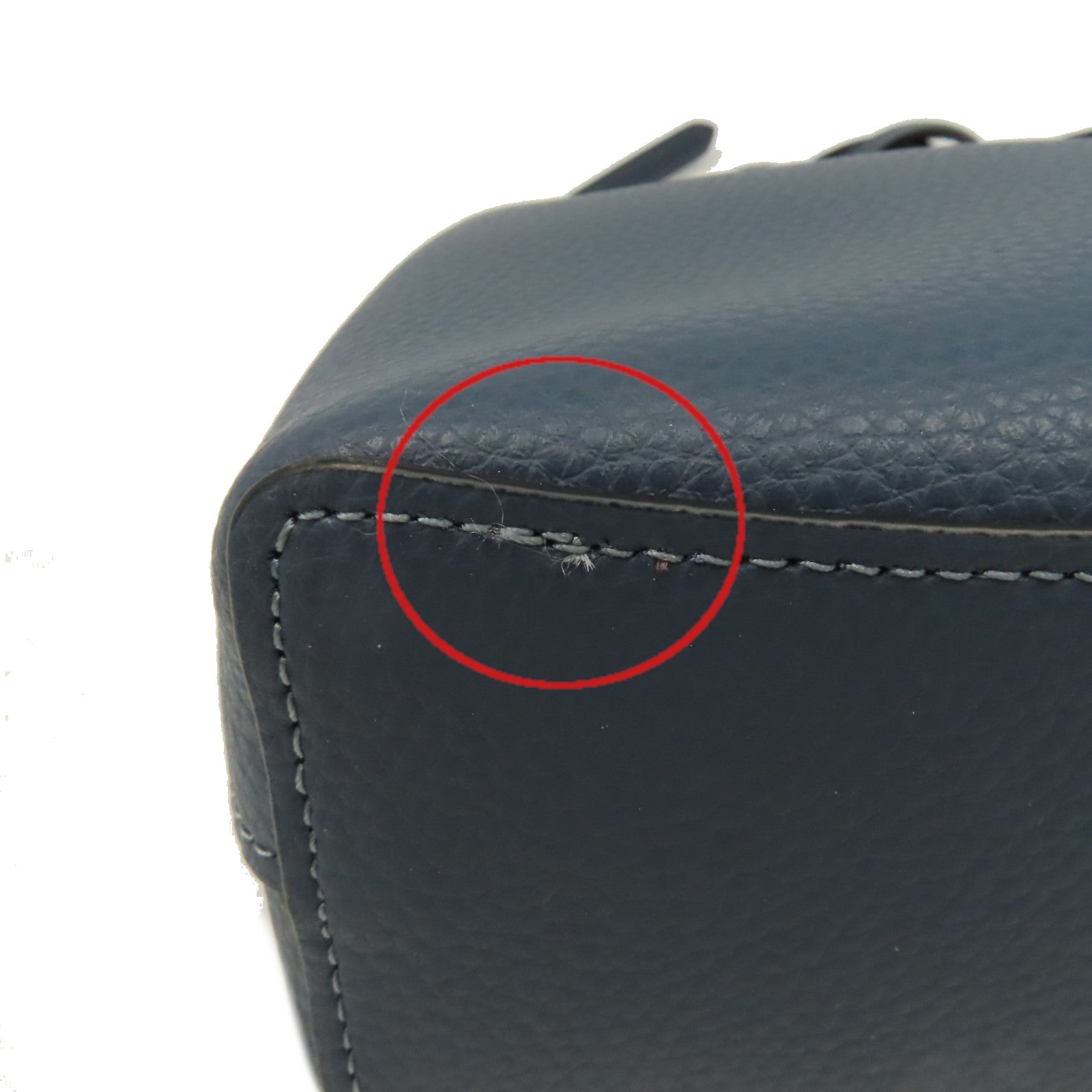 COACH 牛皮皮革Shoulder Bag肩背袋藍色