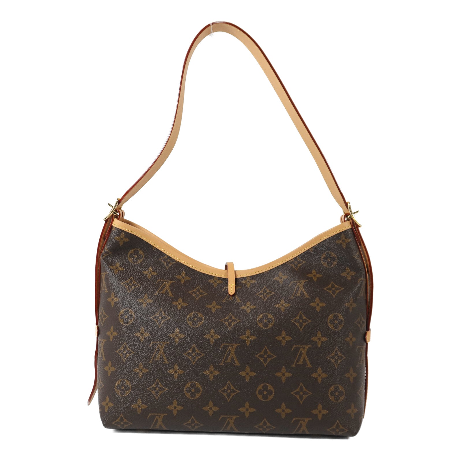LOUIS VUITTON Monogram Carry All PM金扣肩背袋