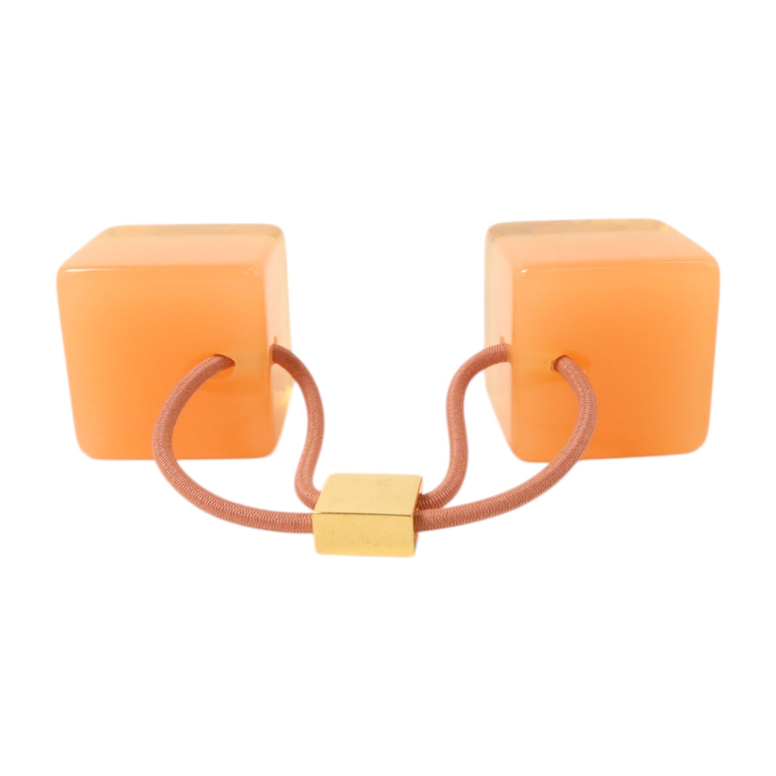 LOUIS VUITTON PVC Hair Cube金扣髮圈