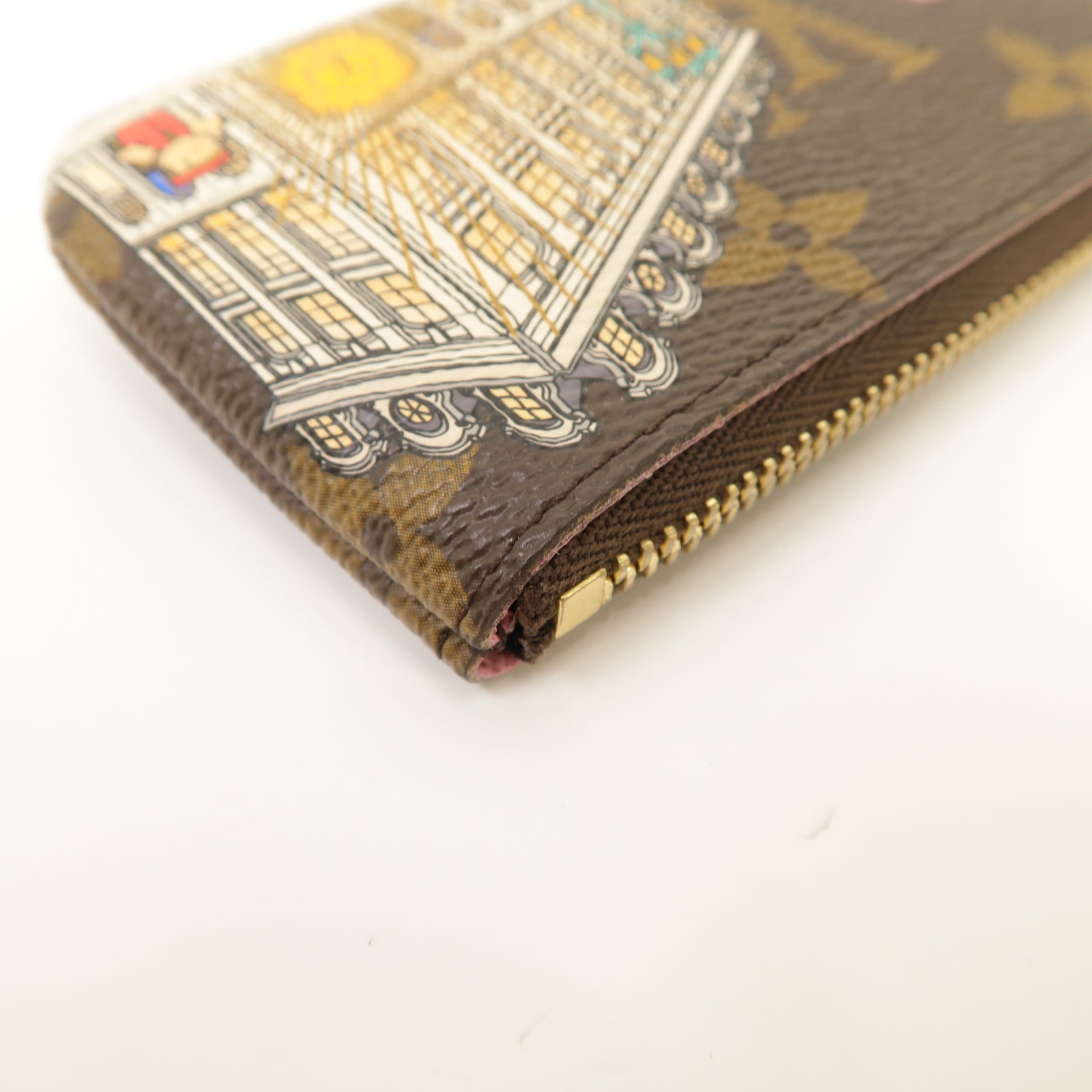 LOUIS VUITTON Monogram Coin/Key Case金扣零錢/鎖匙包啡色