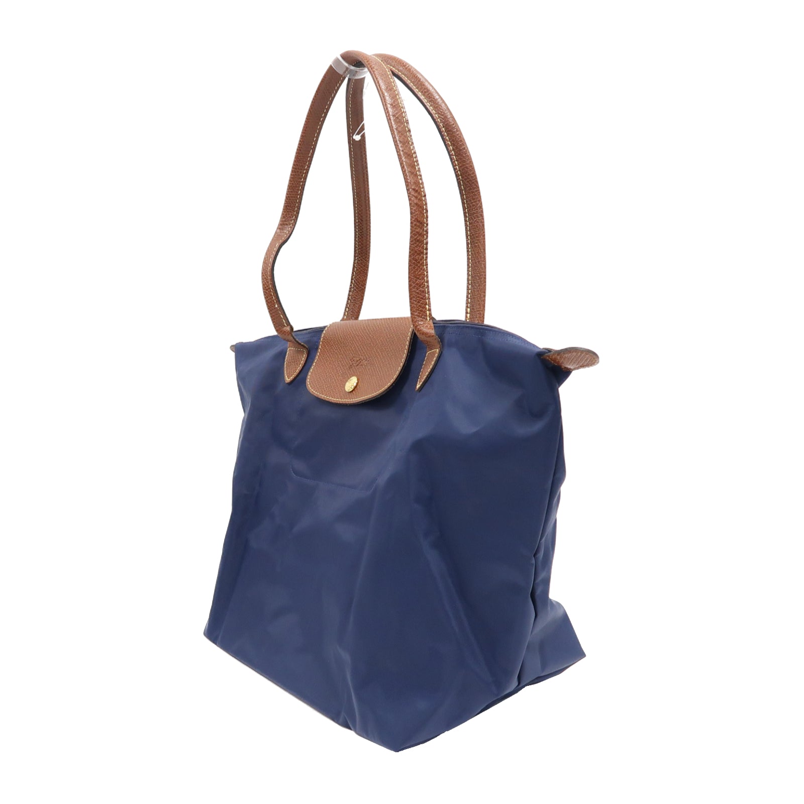 Longchamp 尼龍Shoulder Bag金扣肩背袋藍色