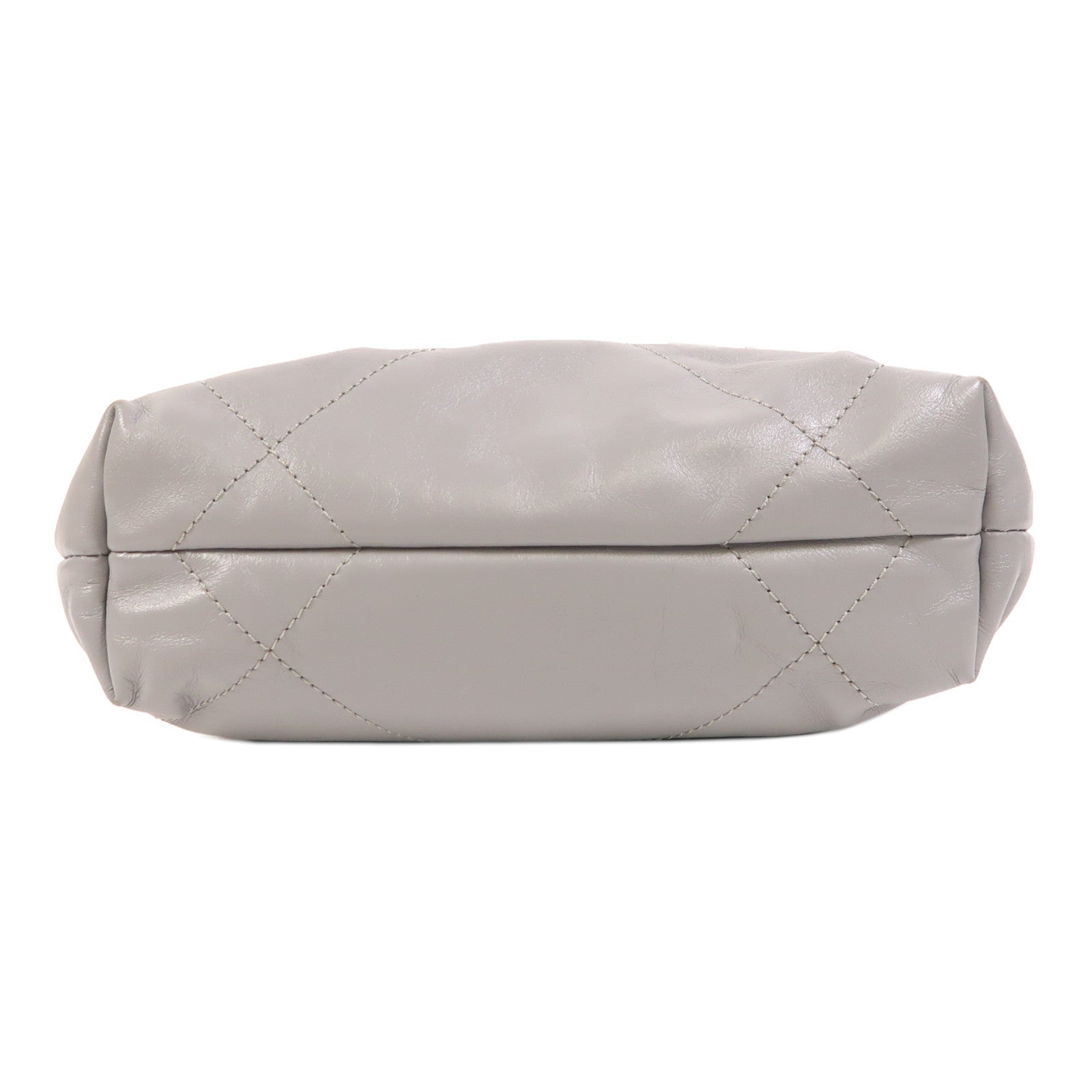 CHANEL 牛皮皮革Chanel 22 Mini銀扣手挽肩背兩用袋