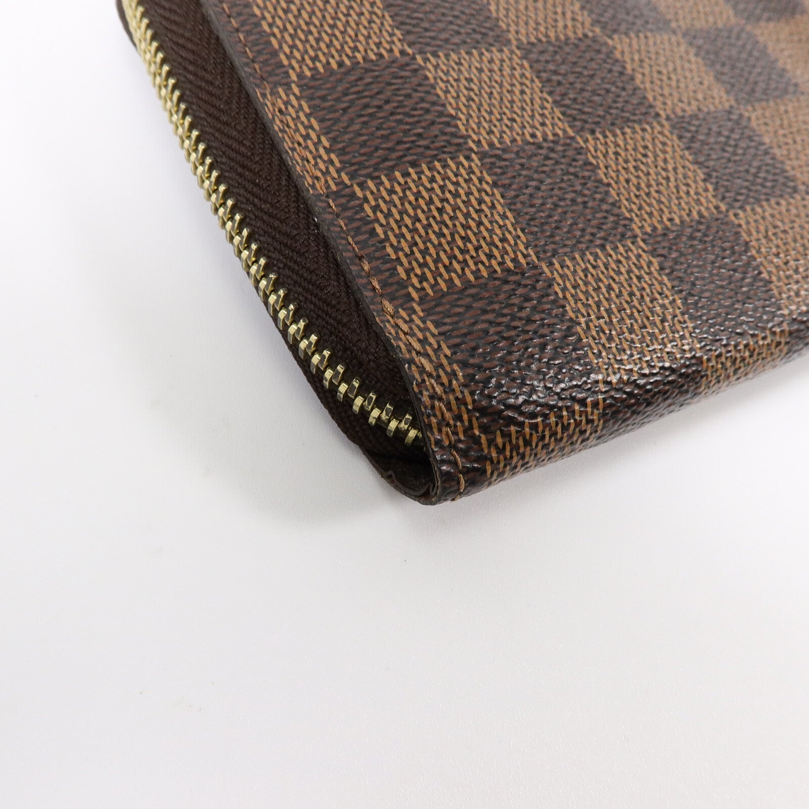 LOUIS VUITTON Damier Zippy Organizer金扣長錢包
