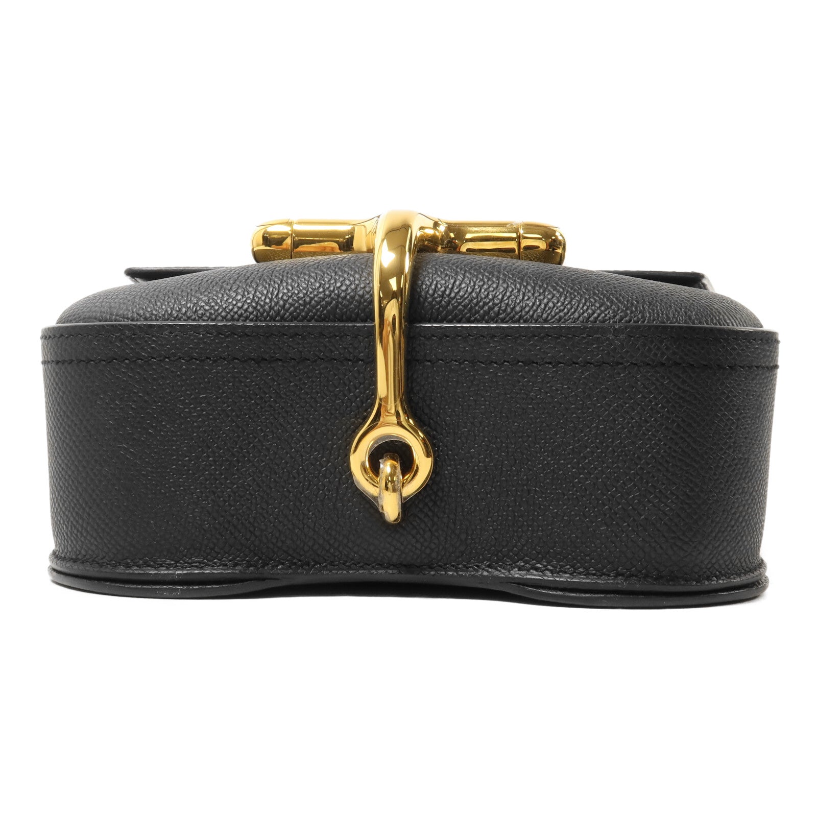 HERMES Epsom皮革Della Cavalleria Mini肩背袋Noir