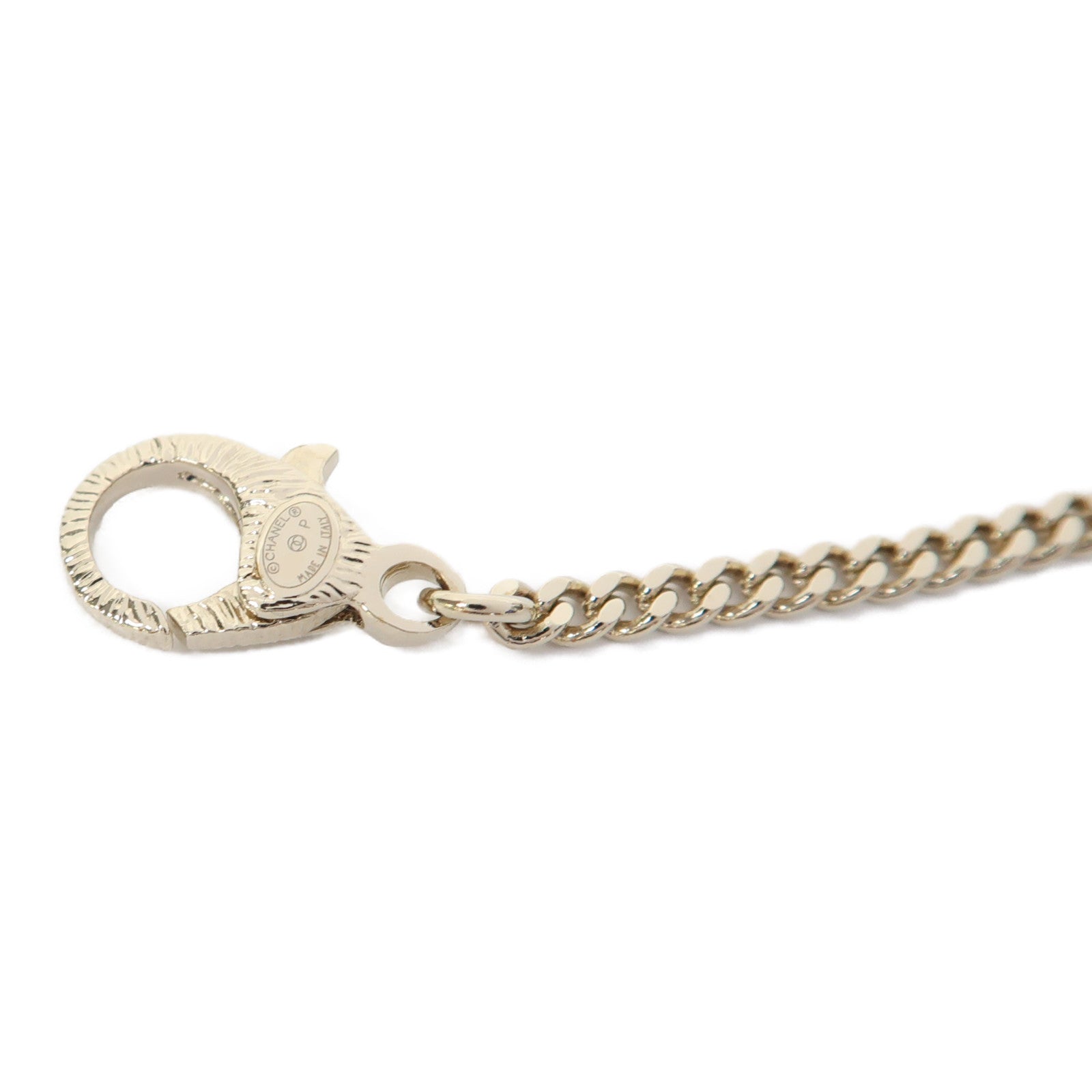 CHANEL 金屬Necklace項鍊黑色/金色