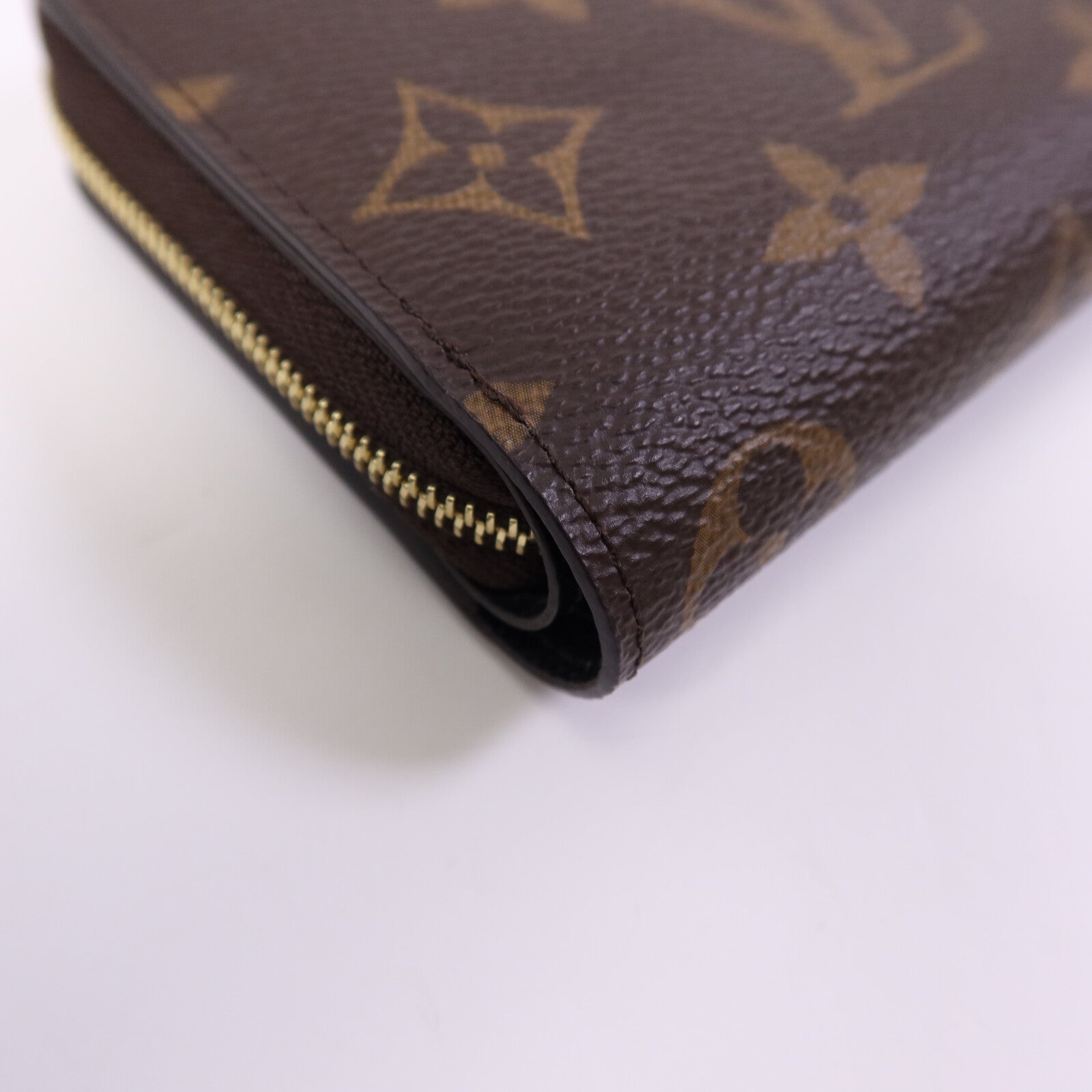LOUIS VUITTON Monogram Reverse Lou Wallet金扣錢包