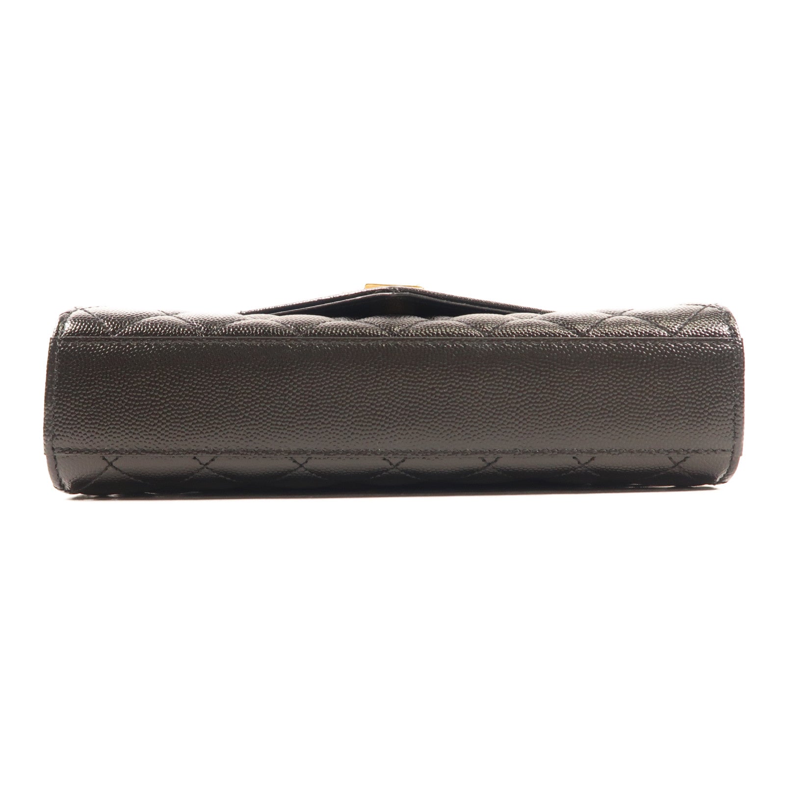 YVES SAINT LAURENT 牛皮皮革Envelope Flap Bag Small金扣鏈帶肩背袋