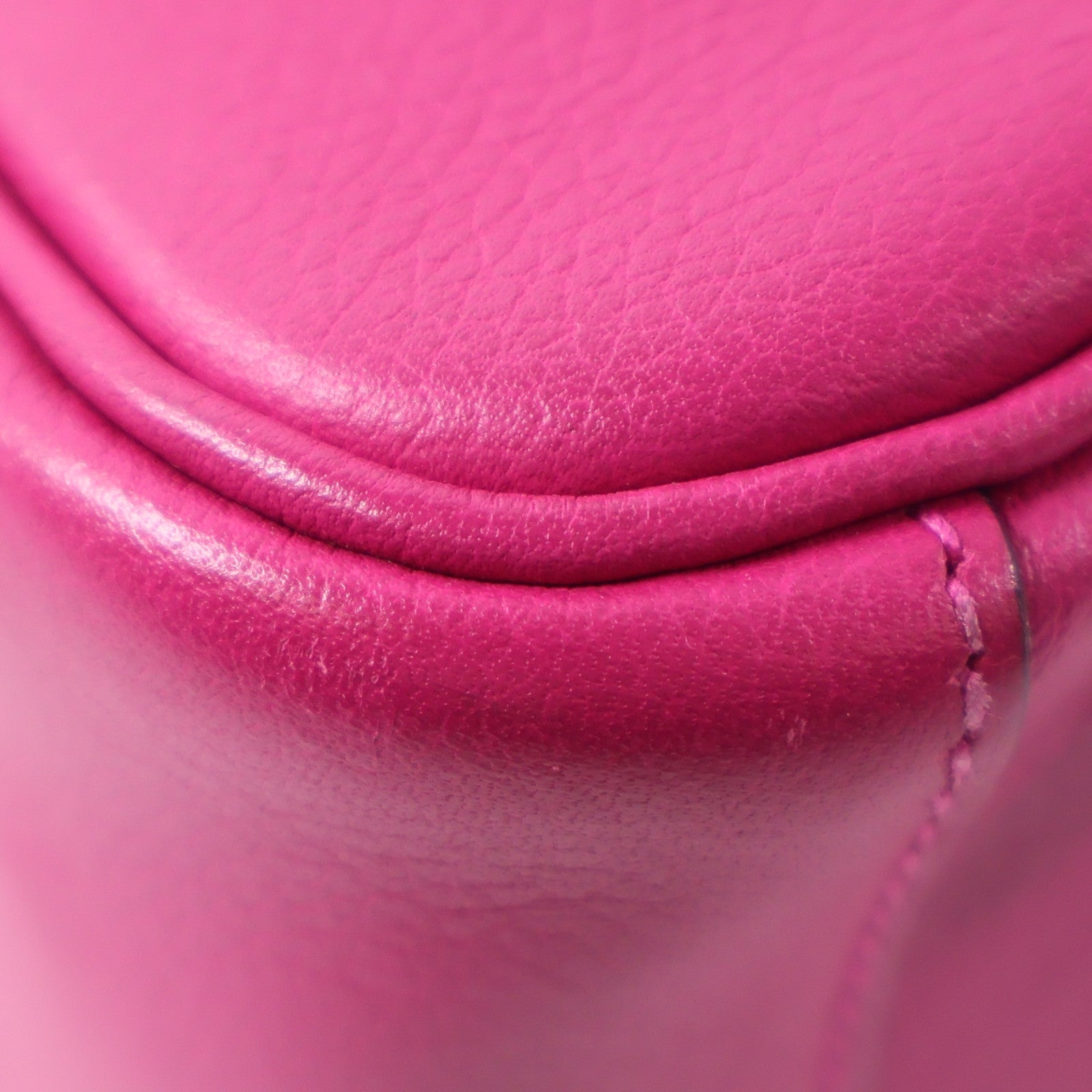 HERMES Evercolor皮革Lindy 26銀扣手挽肩背兩用袋Rose Pourpre桃紅色