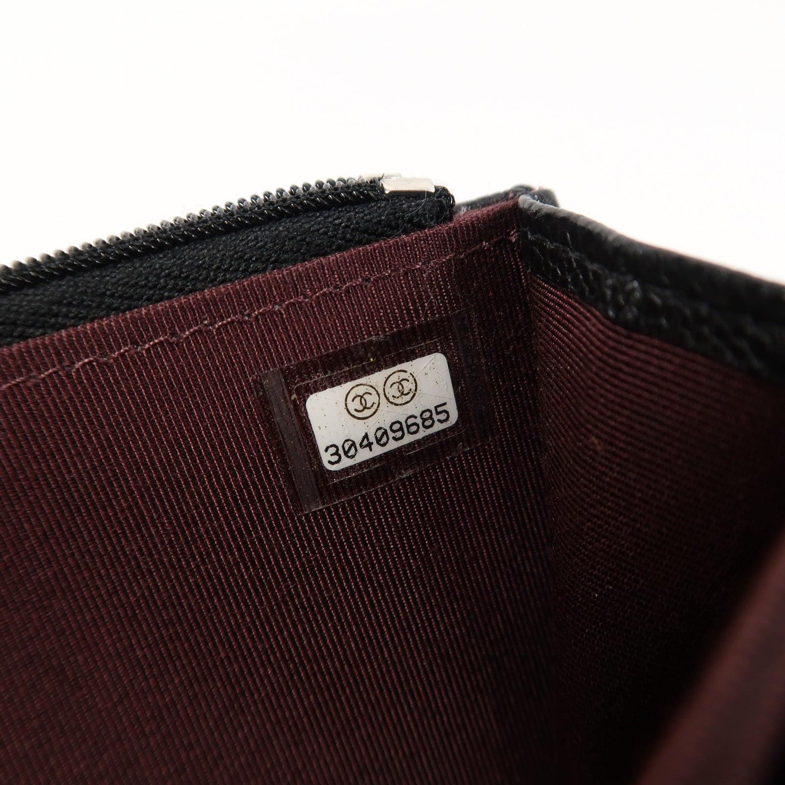 CHANEL 【激減優惠】菱格Caviar皮革Wallet On Chain Mini銀扣鏈帶肩背袋黑色