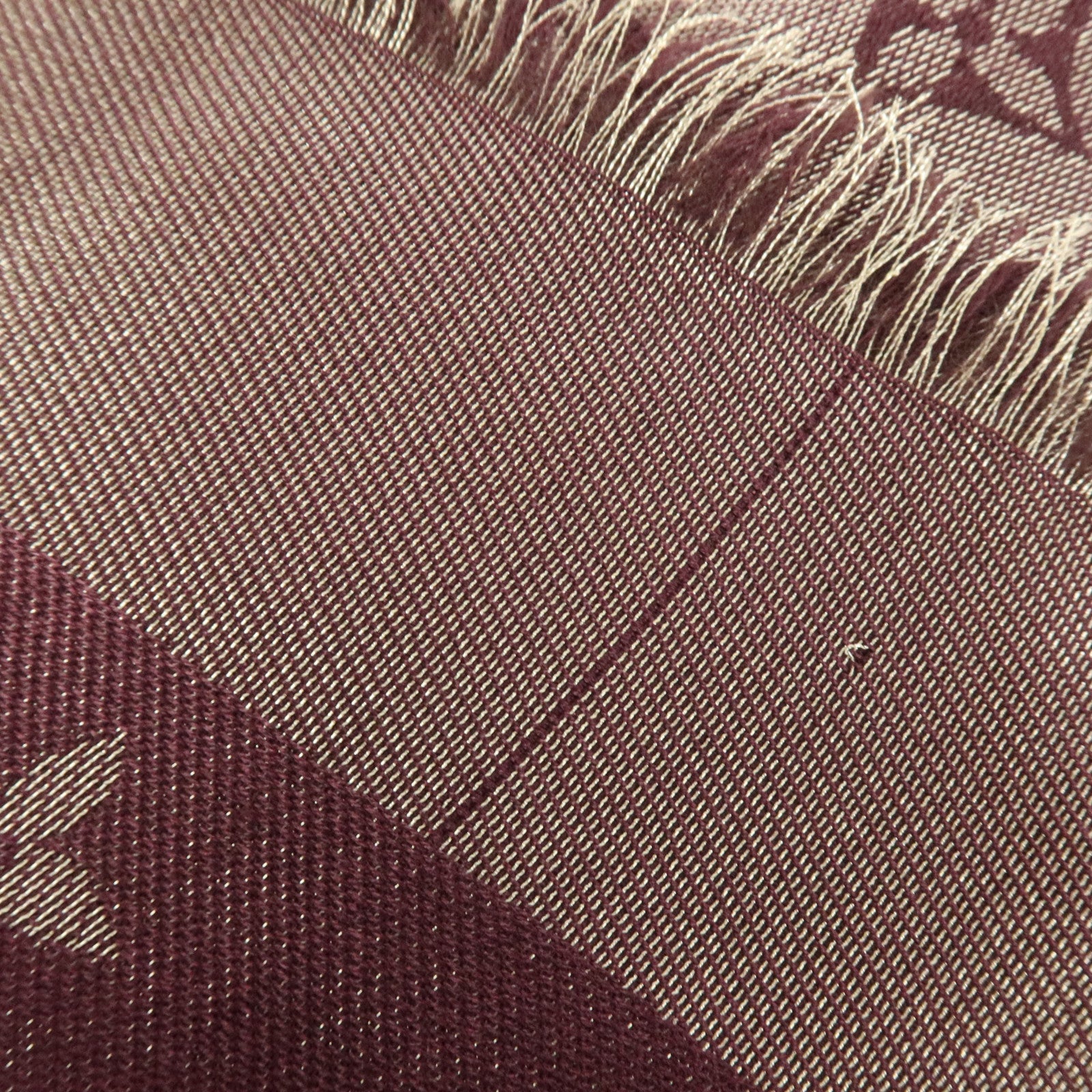 LOUIS VUITTON 絲質/羊毛/嫘縈Scarf 142X142cm絲巾