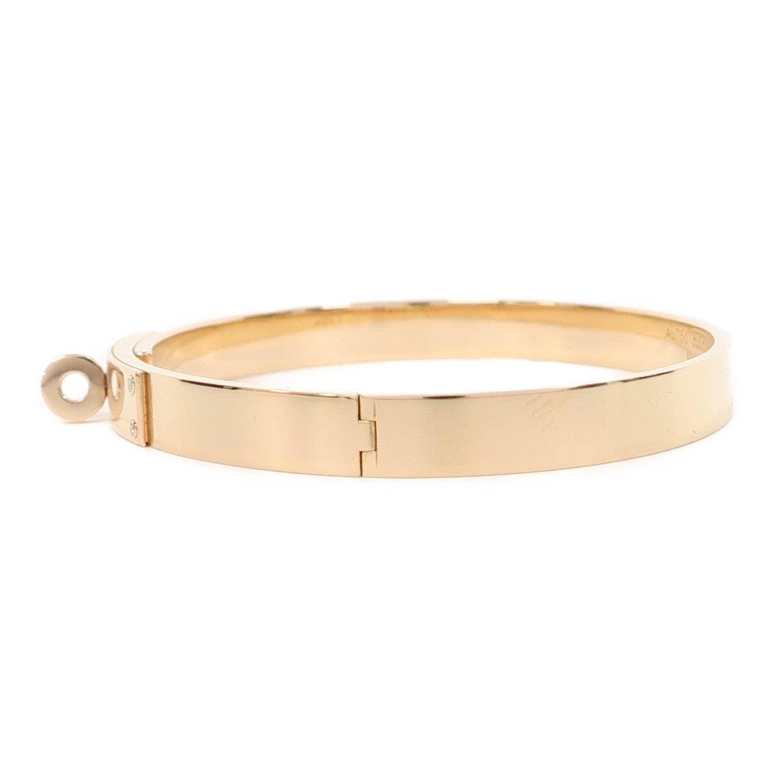 HERMES 18K玫瑰金Kelly Bracelet手鐲