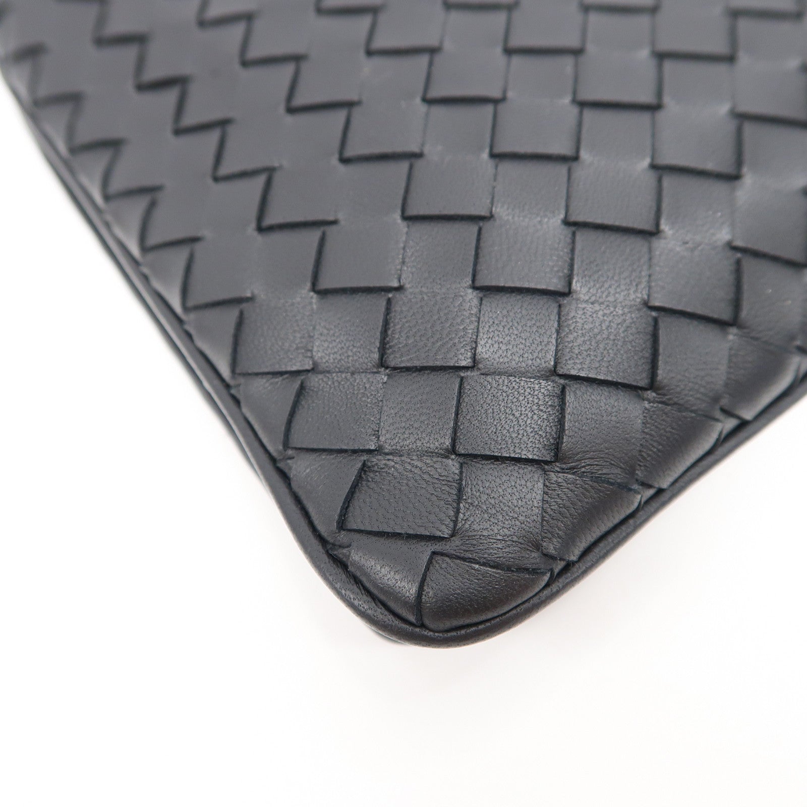 BOTTEGA VENETA 【激減優惠】織紋皮革Shoulder Bag肩背袋黑色