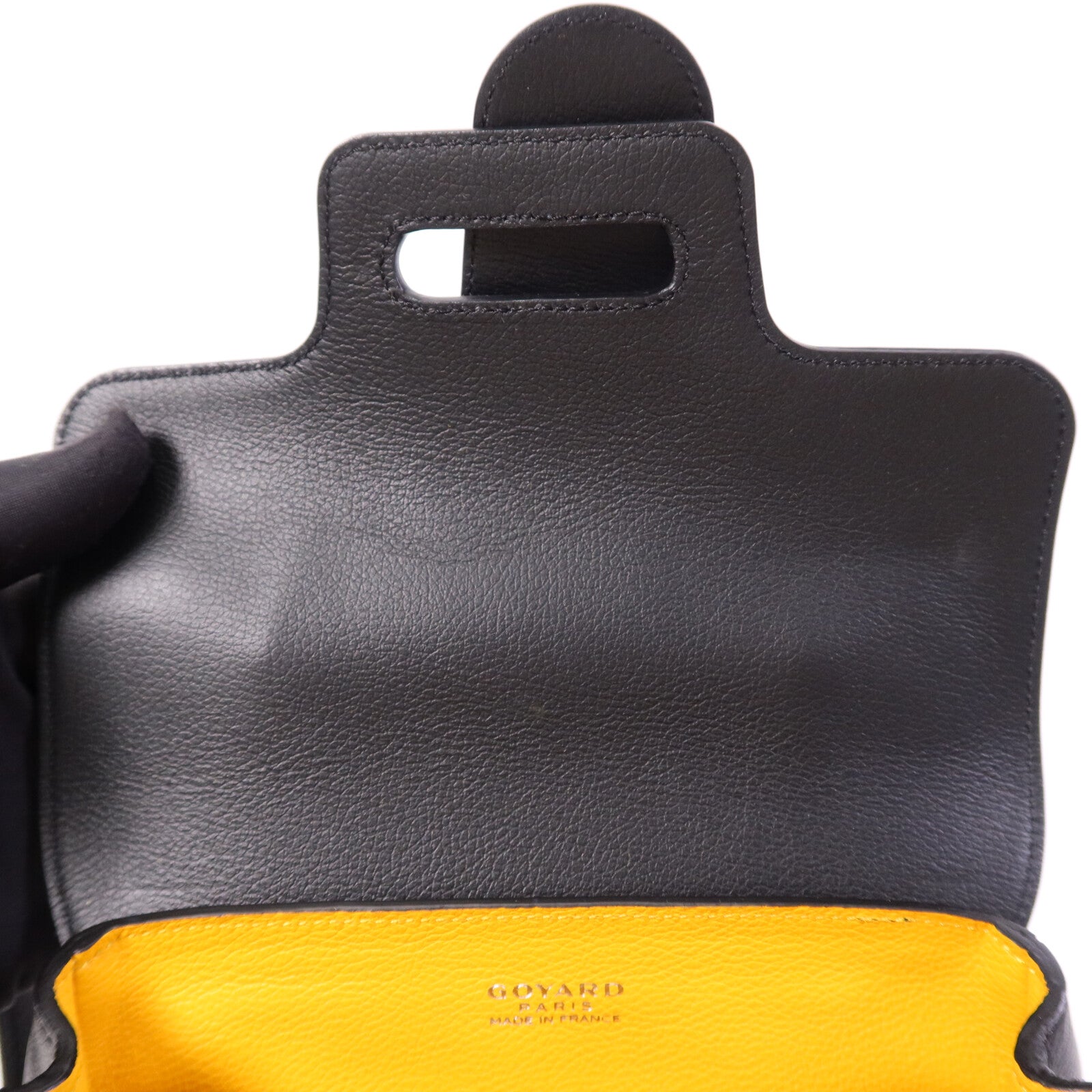 GOYARD 塗層帆布Saigon Souple Mini銀扣手挽肩背兩用袋